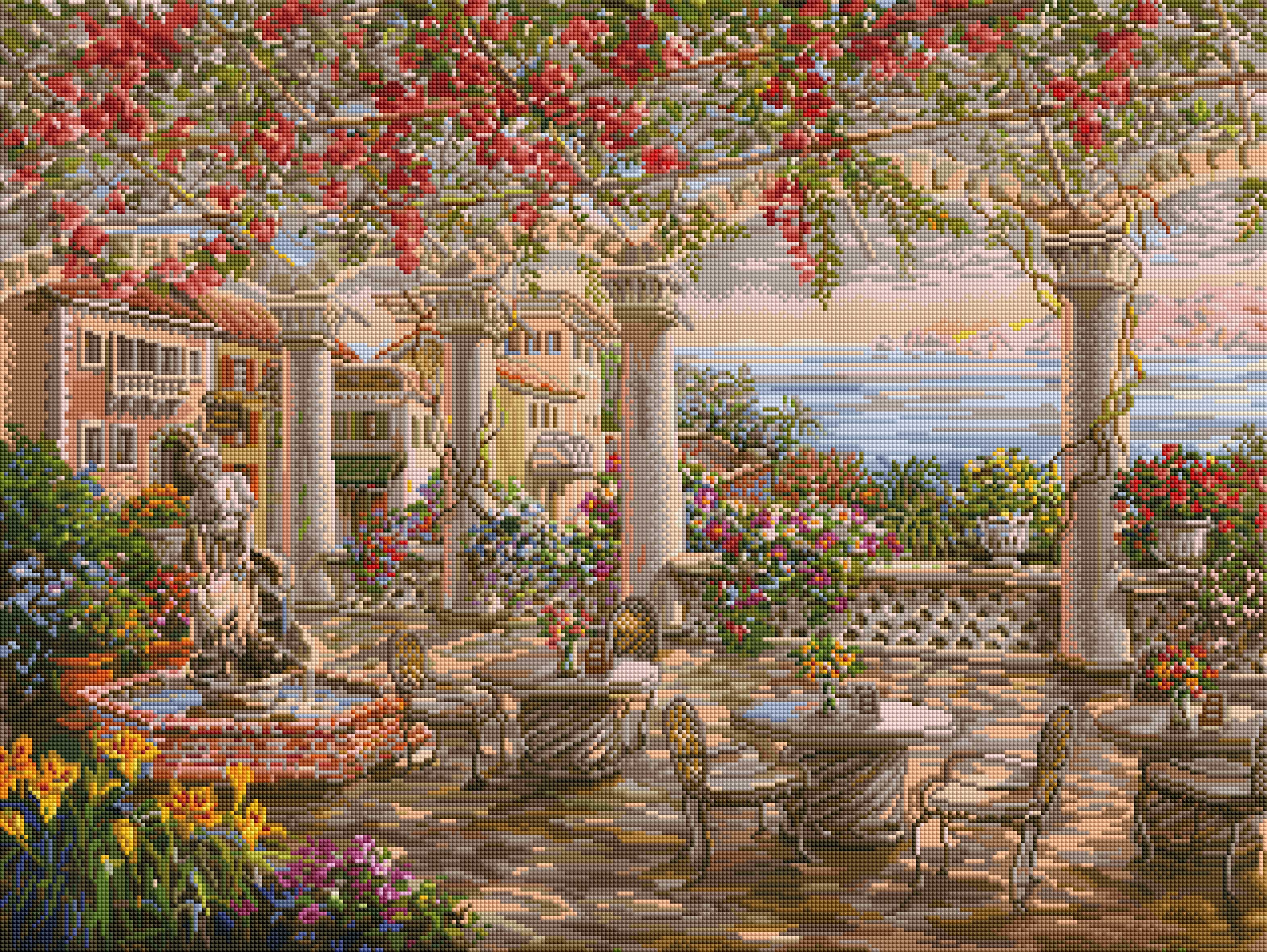 Dining on the Terrace