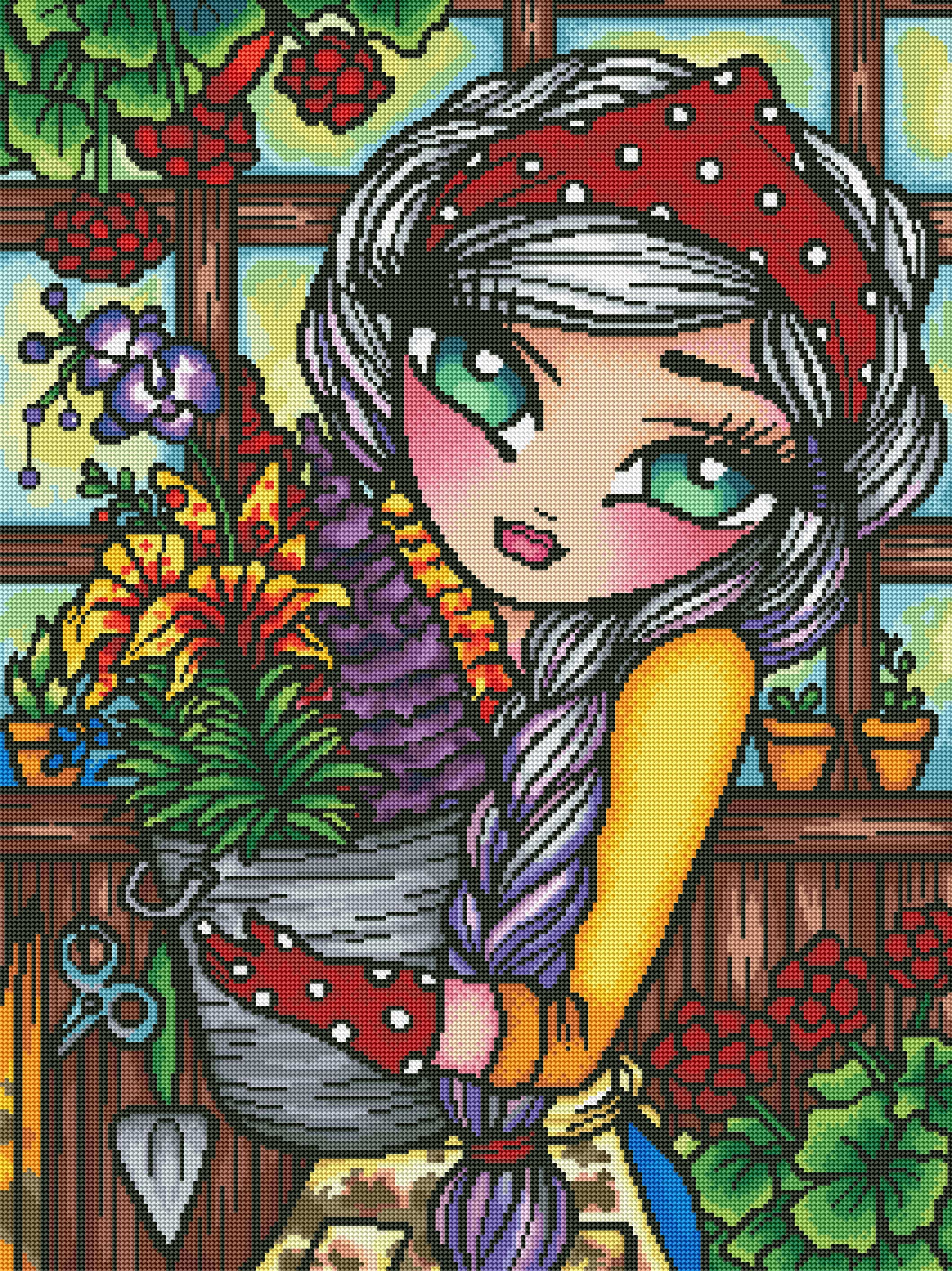 Flower Market Girl