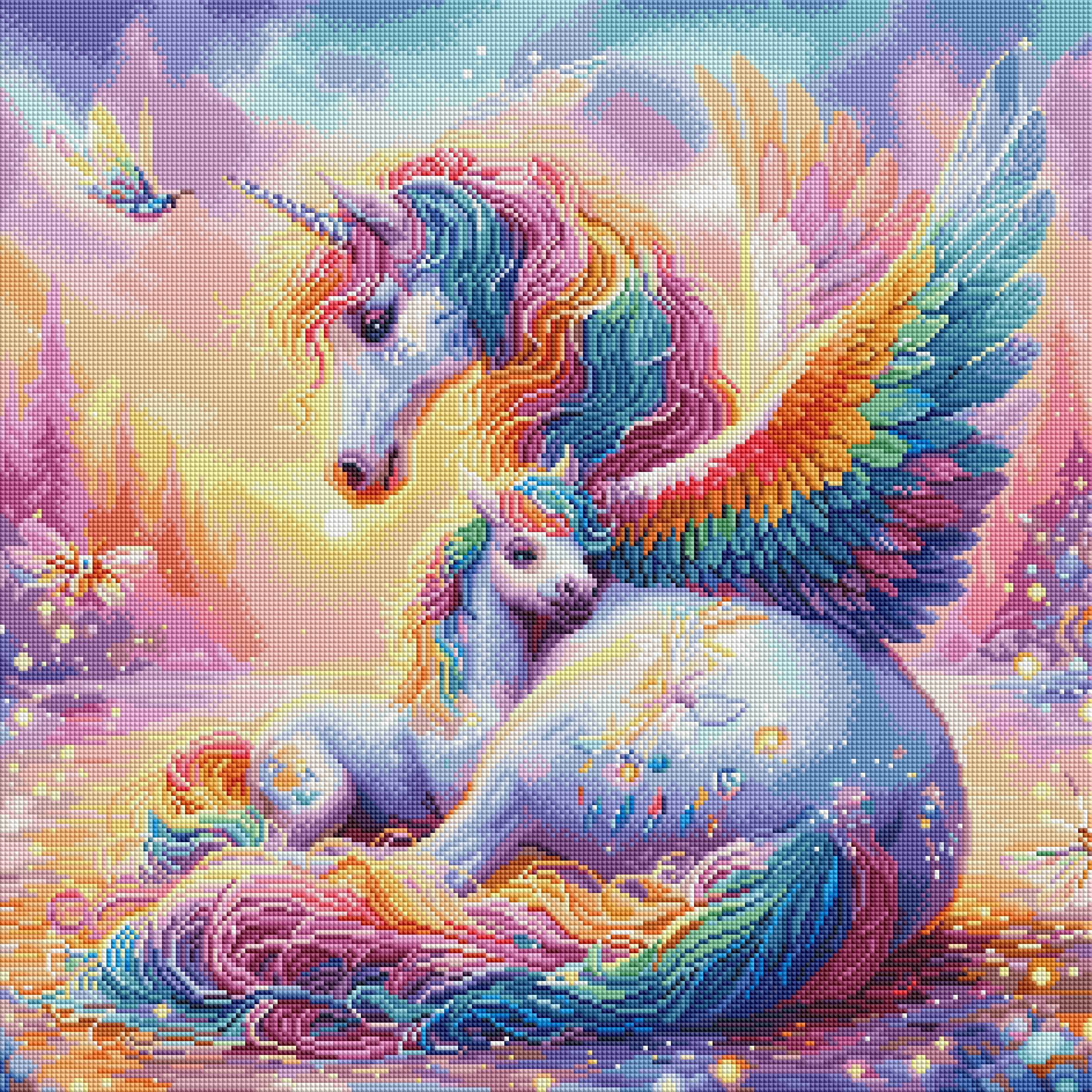 Snuggling Unicorns