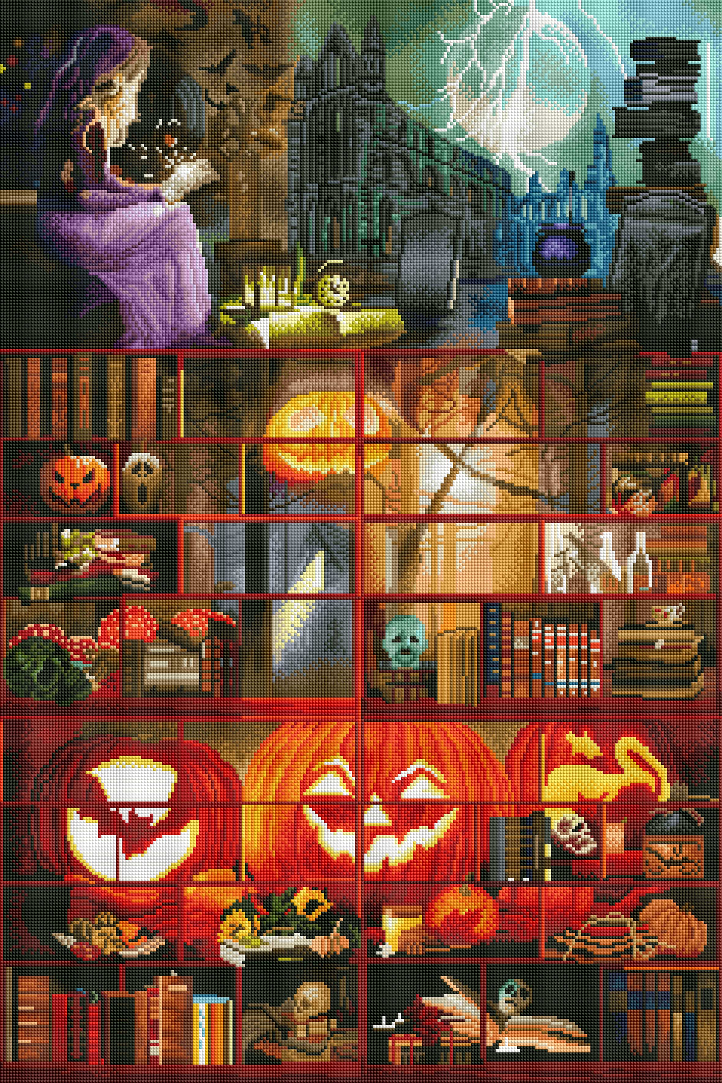Haunted Halloween Library