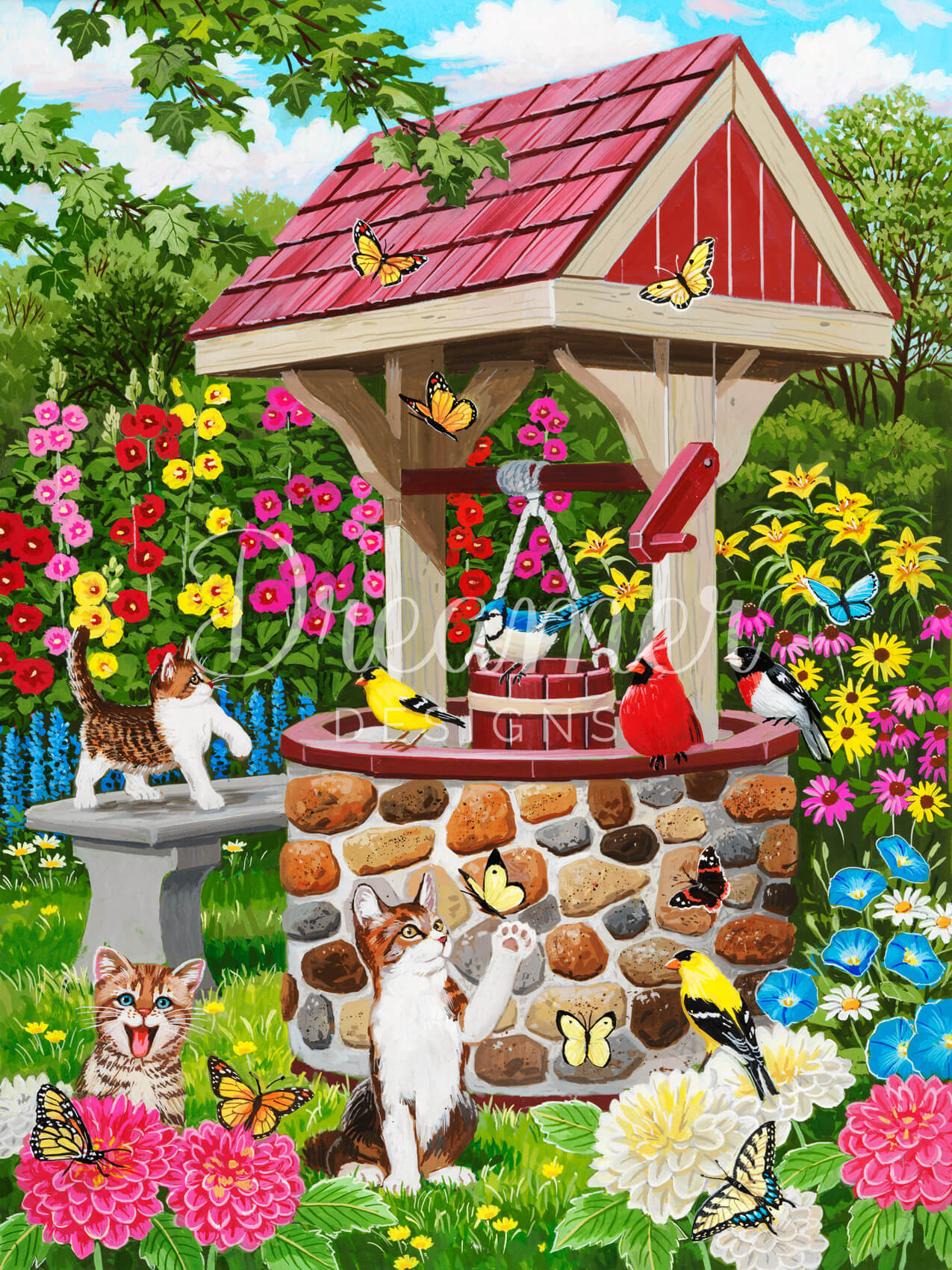 Backyard Wishing Well