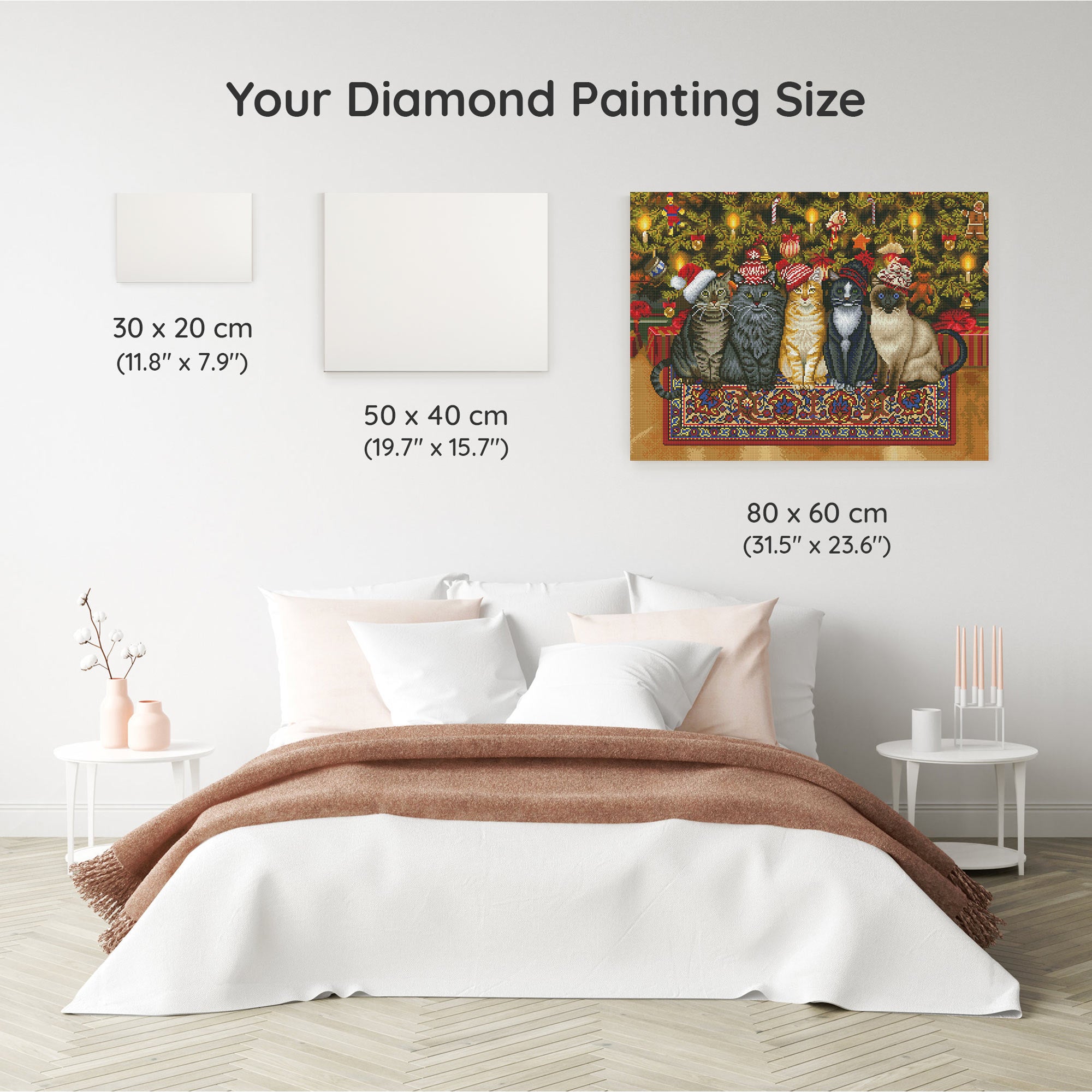 Cats In Christmas Hats