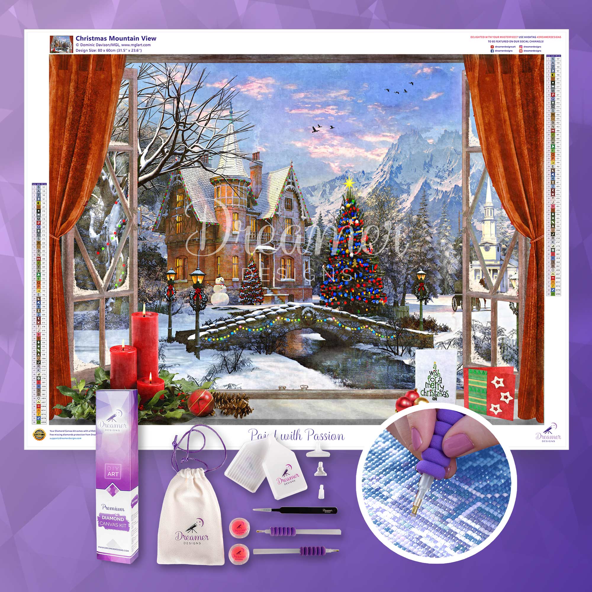 Christmas Mountain View