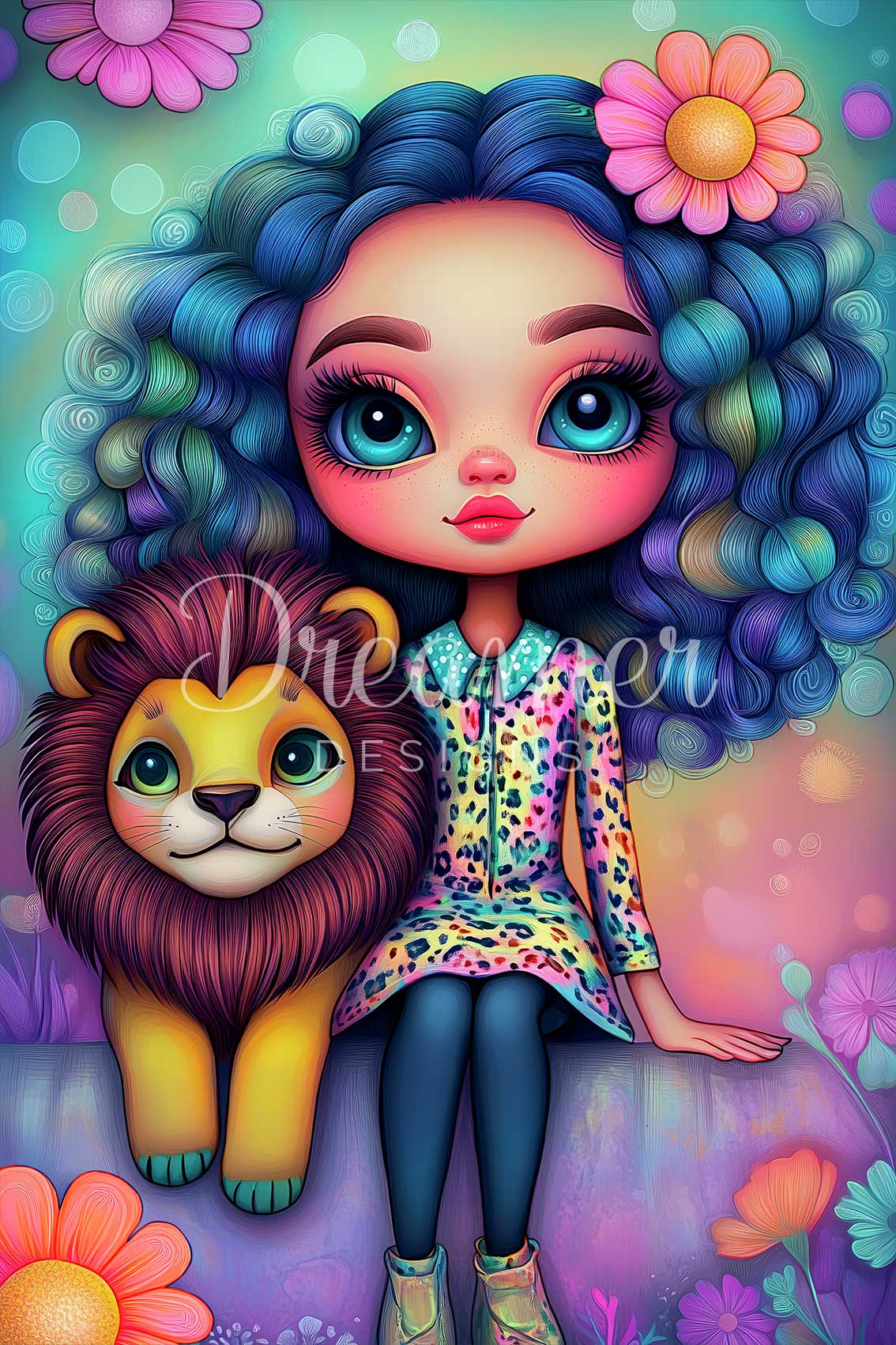 Curly Hues and Courage