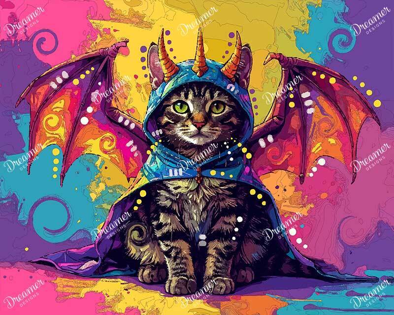 The Dragon Hood Tabby