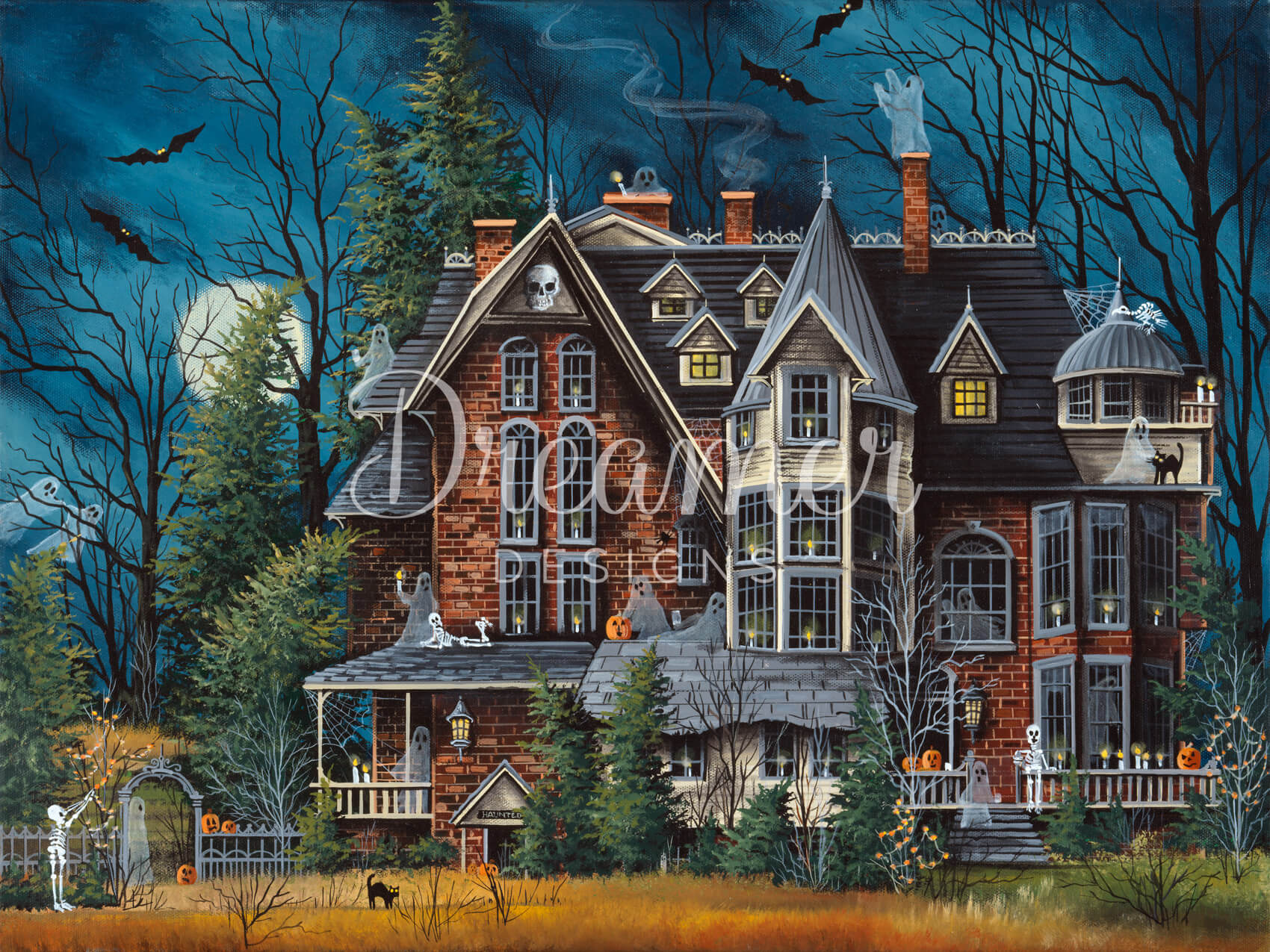 Decorating the Haunted House