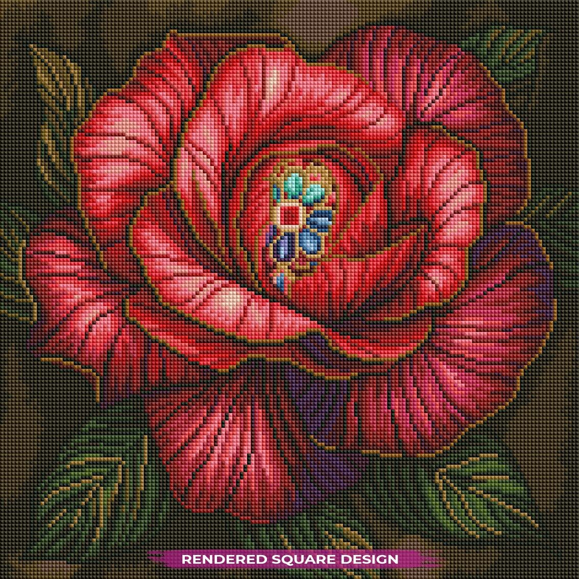 Gemstone Gardens Scarlet