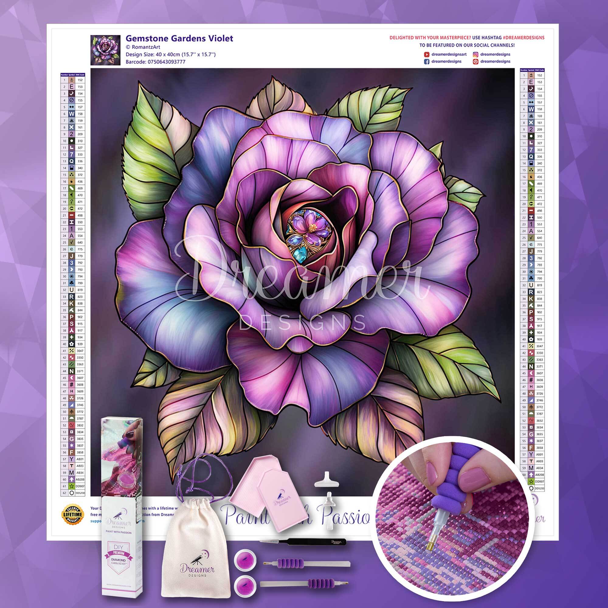 Gemstone Gardens Violet