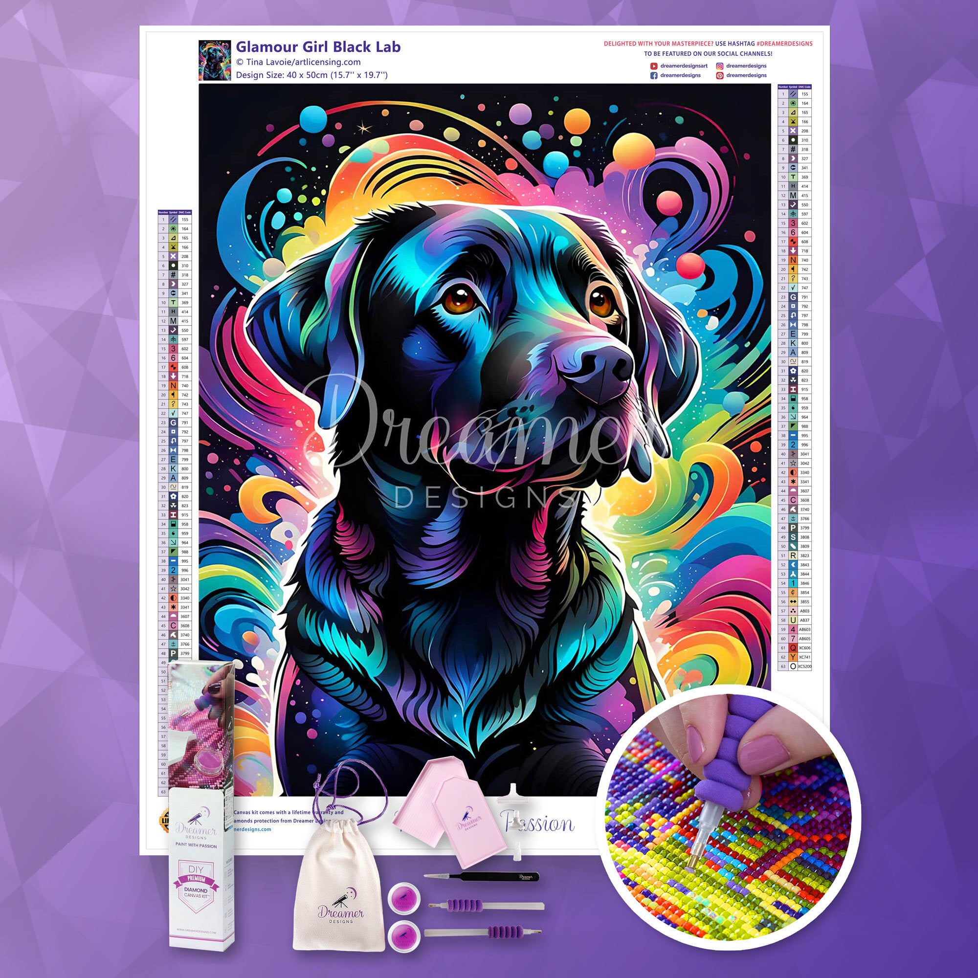 Glamour Girl Black Lab