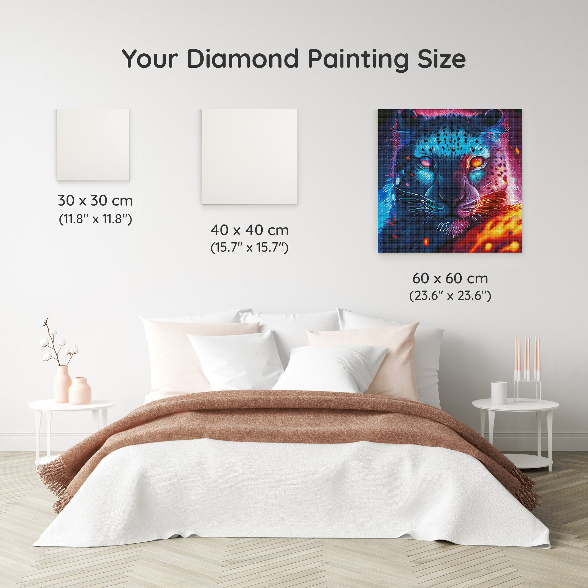 Glowing Snow Leopard