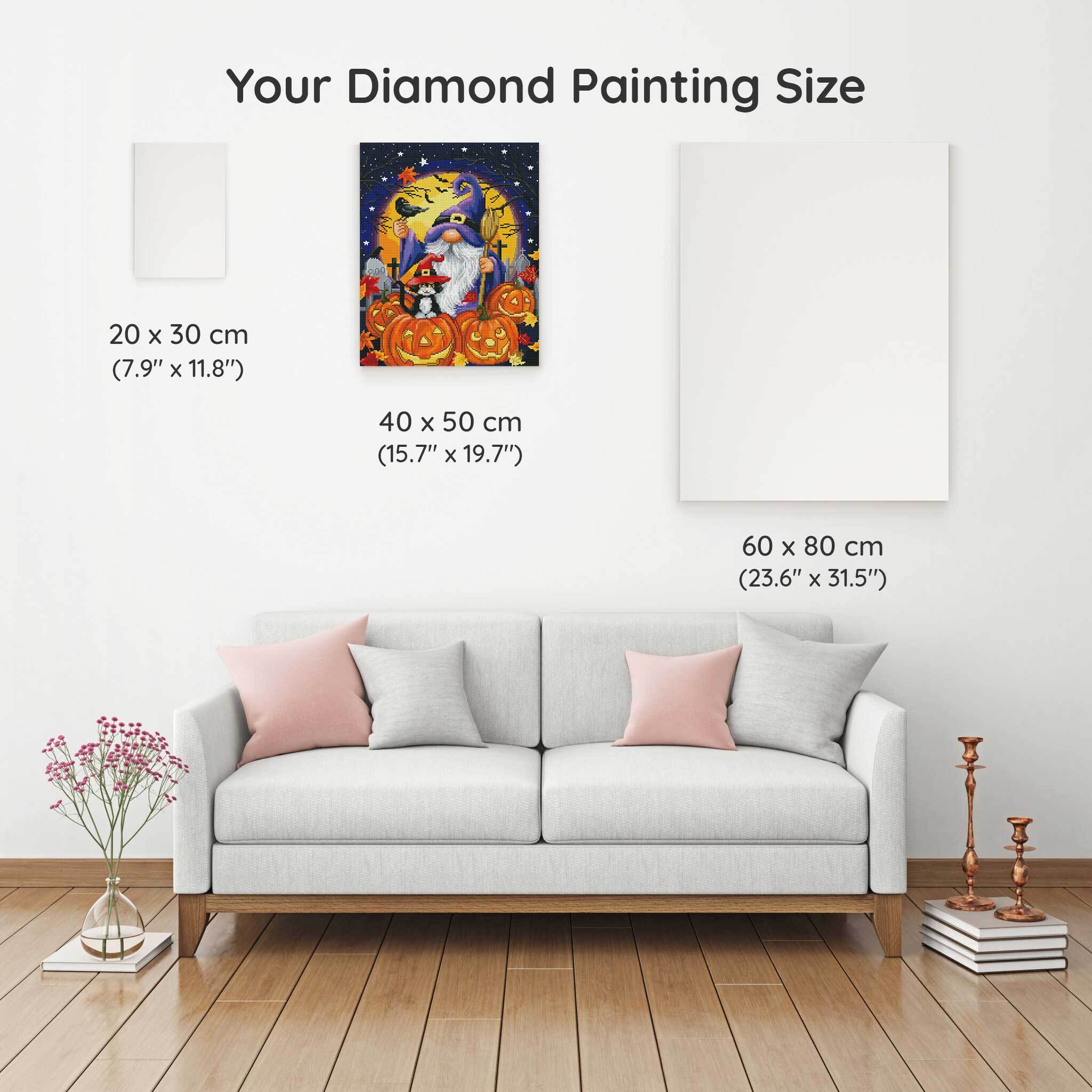 Halloween Gnome and Cat