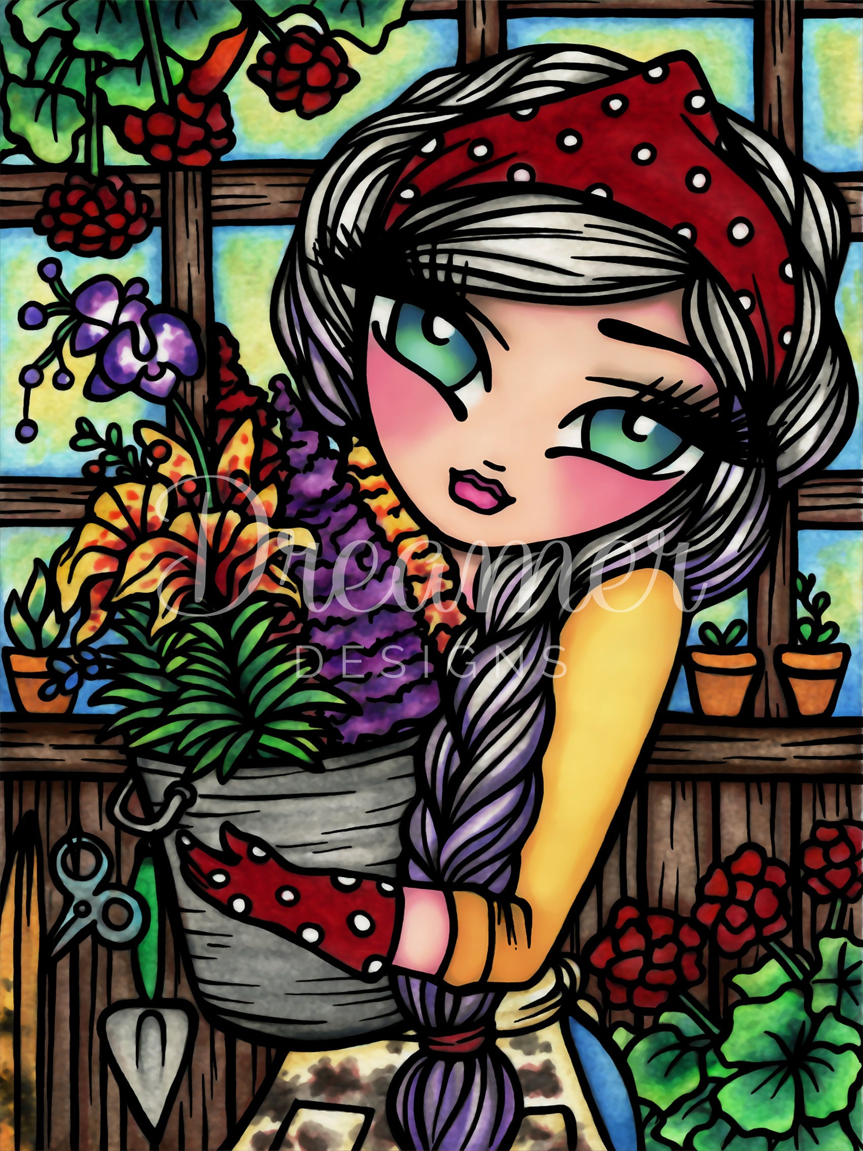 Flower Market Girl