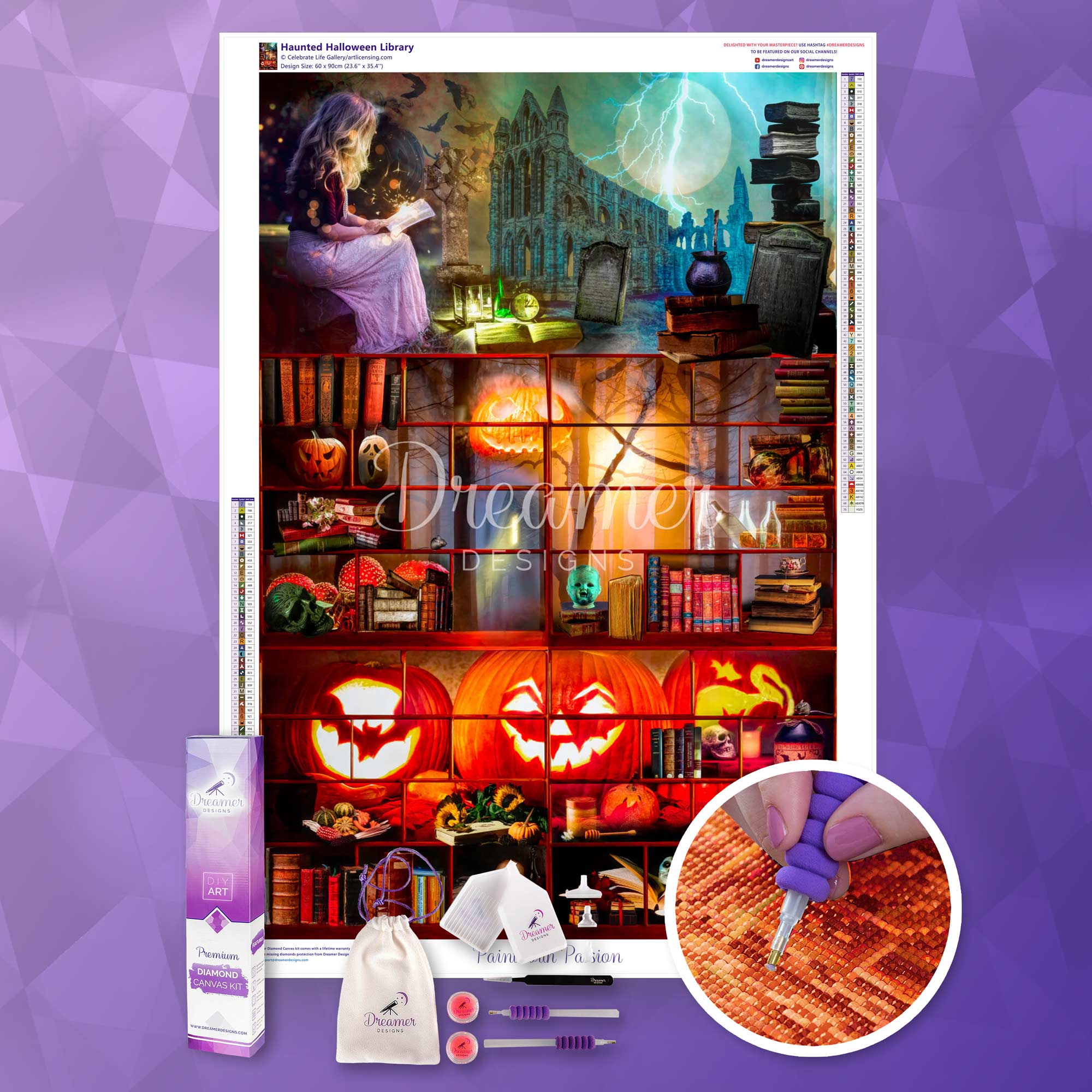 Haunted Halloween Library