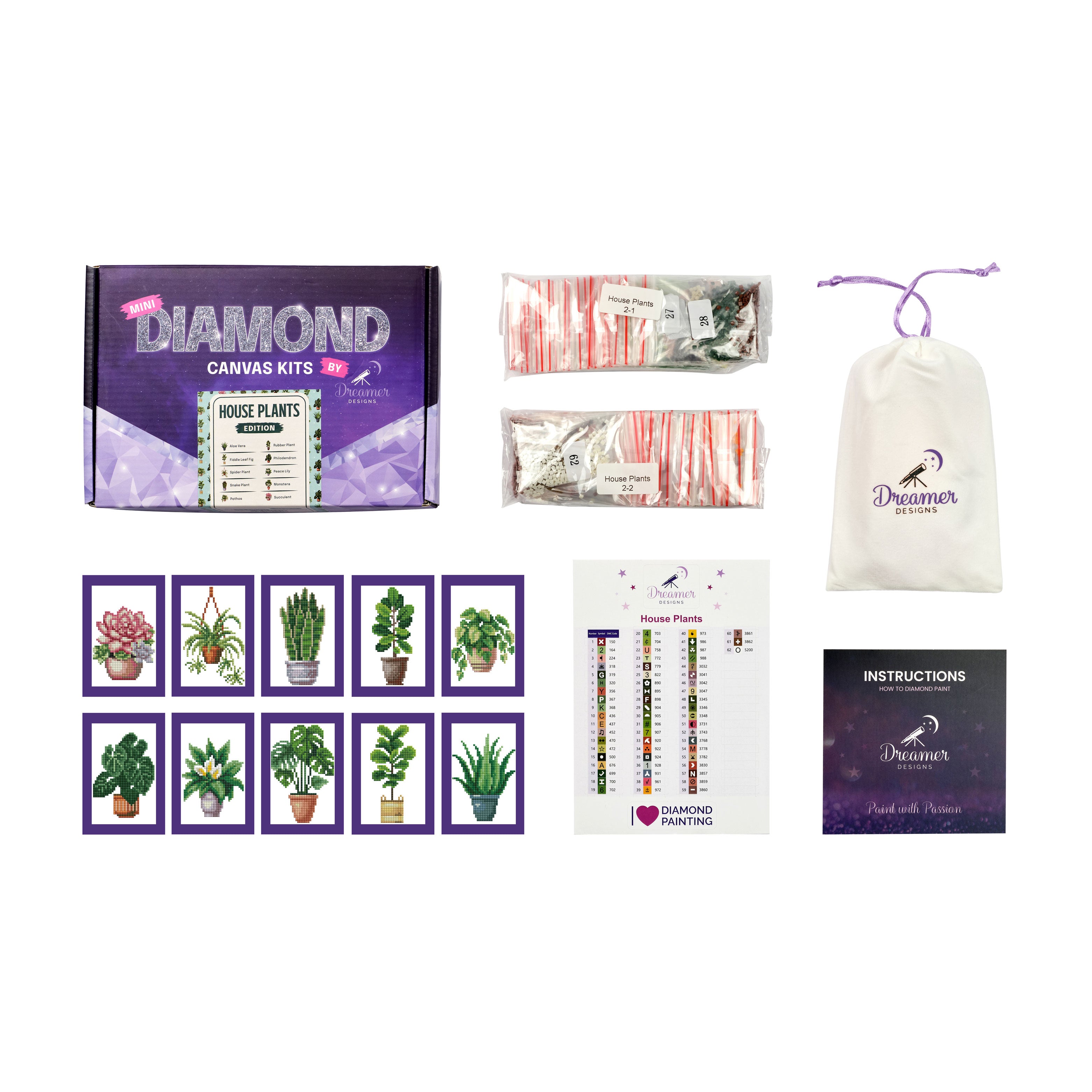 Mini Kits - House Plants Edition