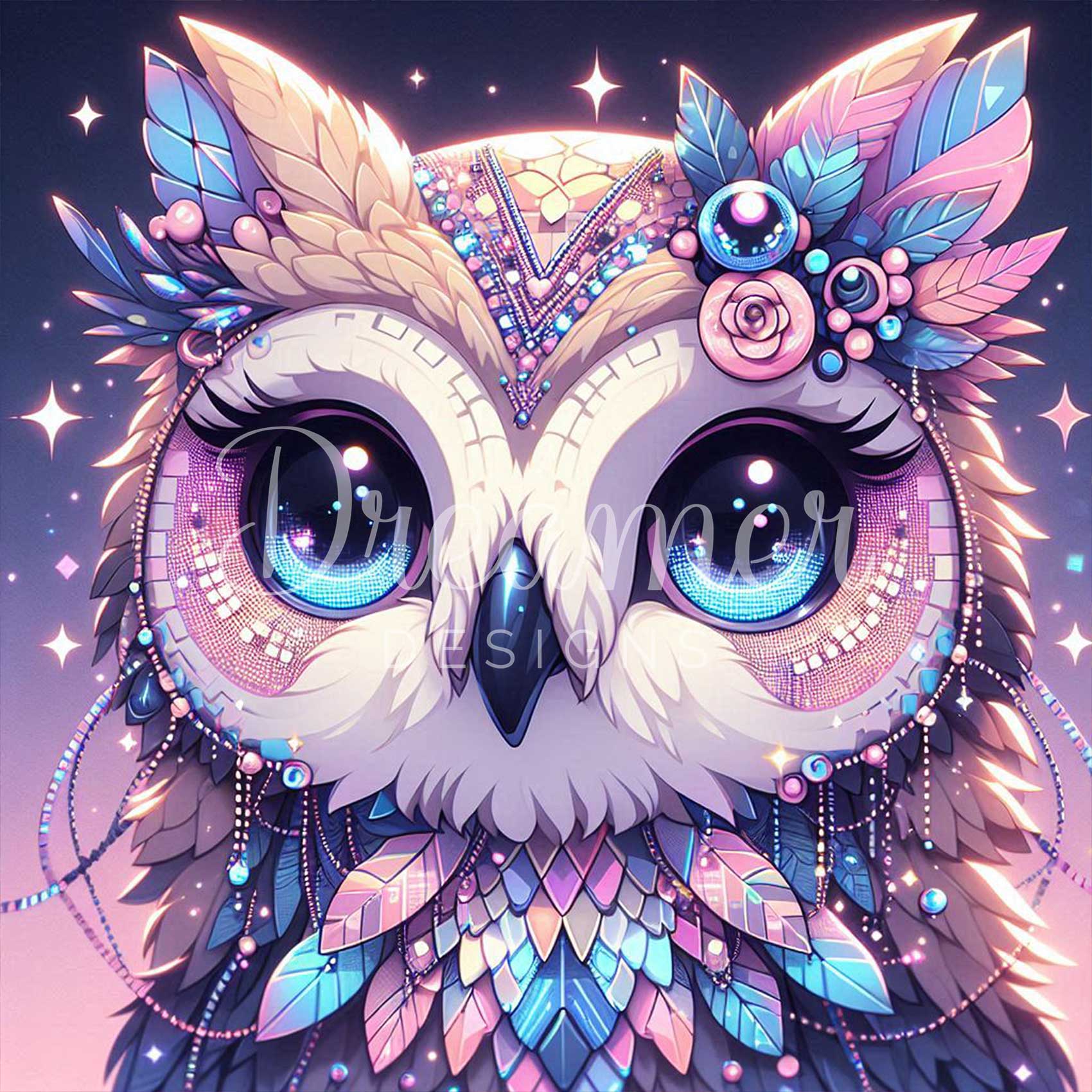 Gemstone Owl