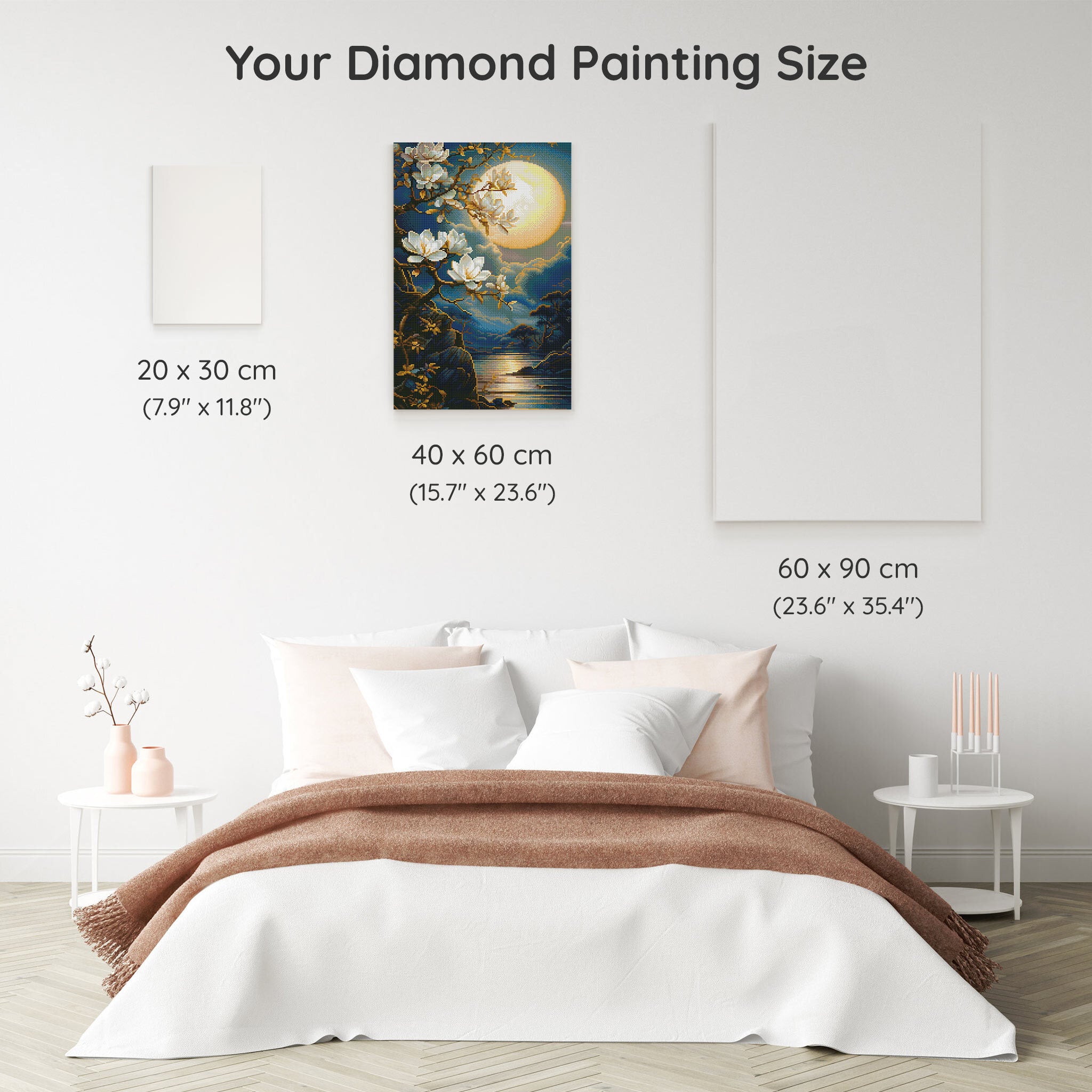 Magnolias and Moonscape