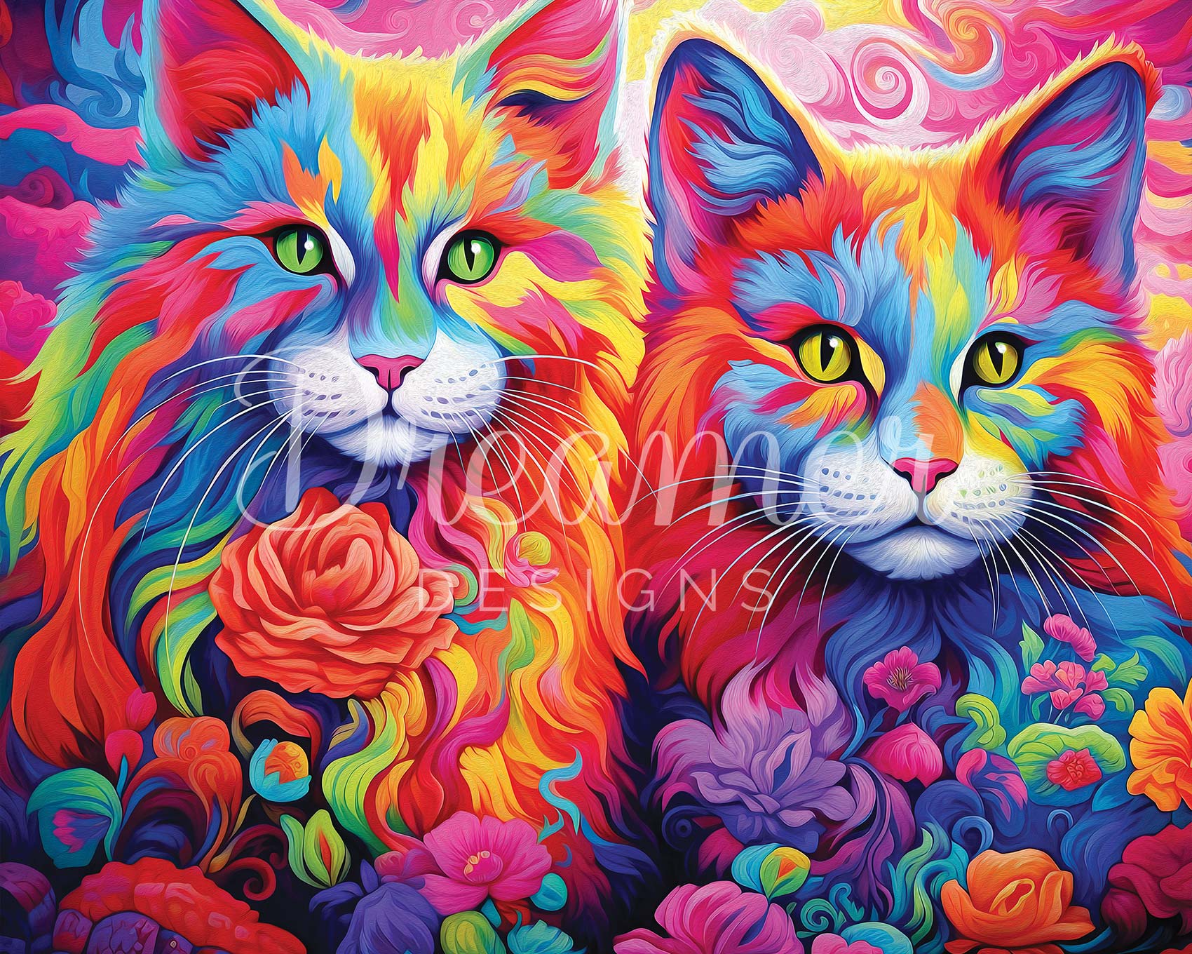 Colorful Cats
