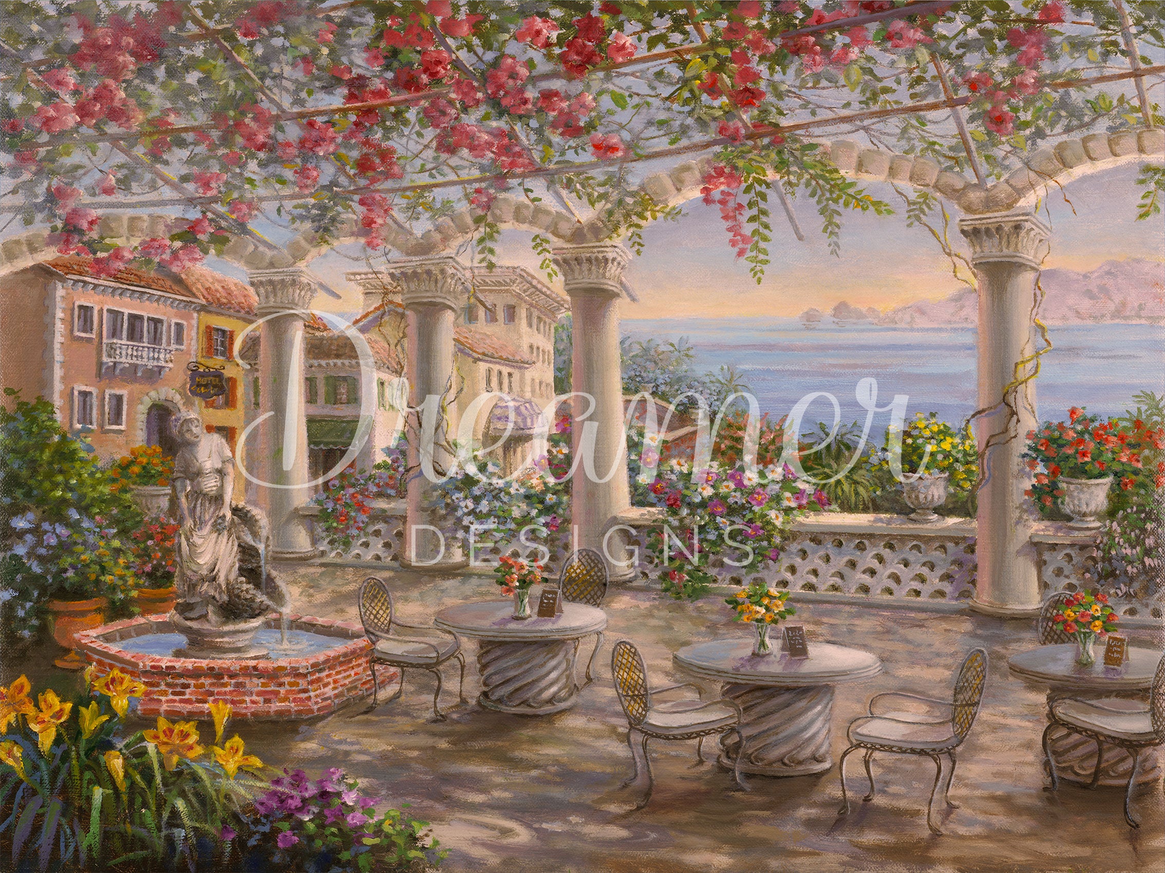 Dining on the Terrace