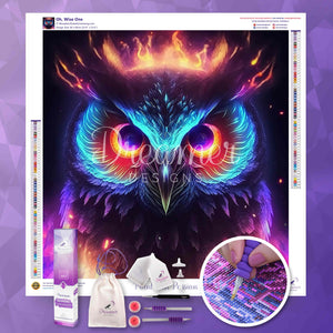 Galaxy Owl - 5D Diamond Painting 