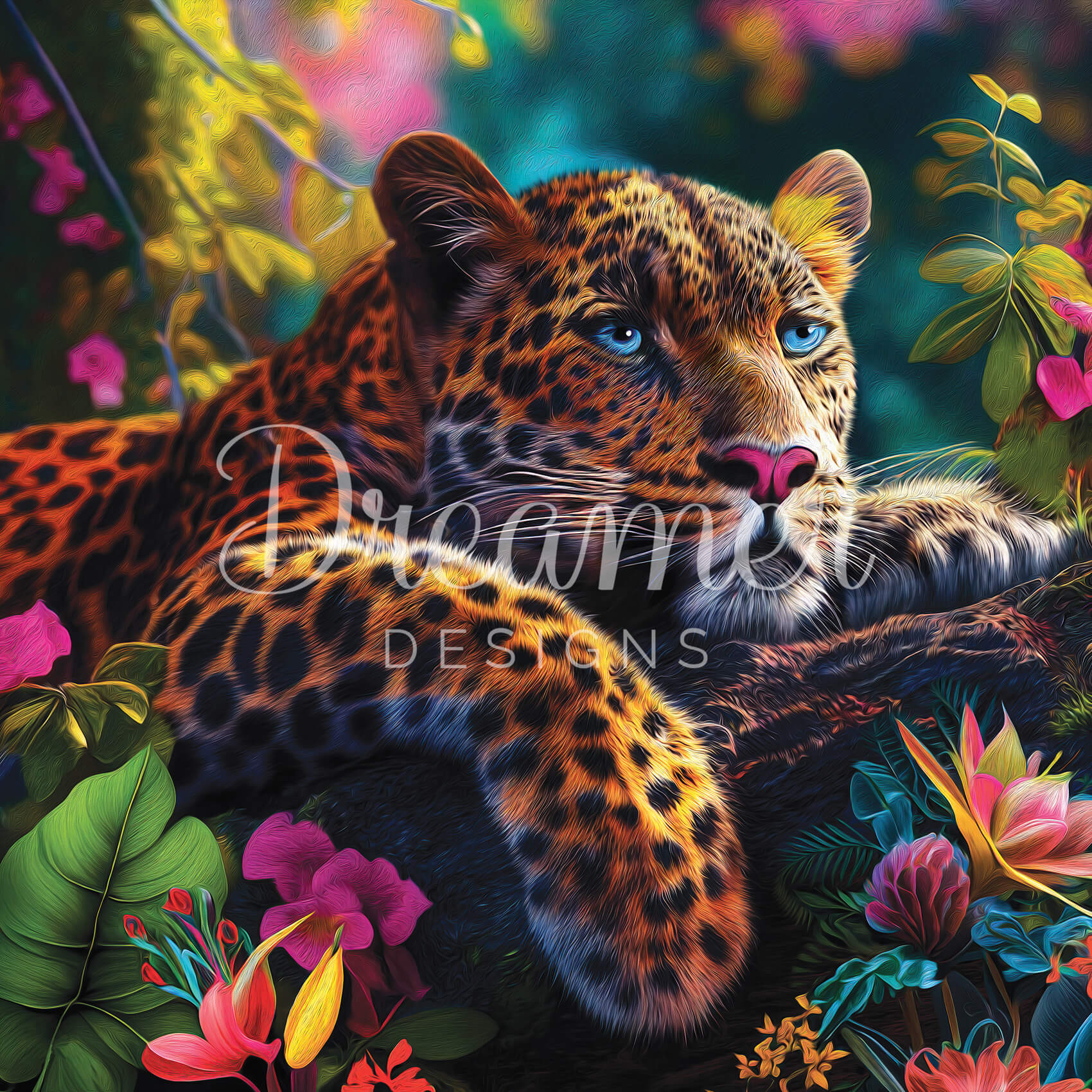 Reclining Leopard