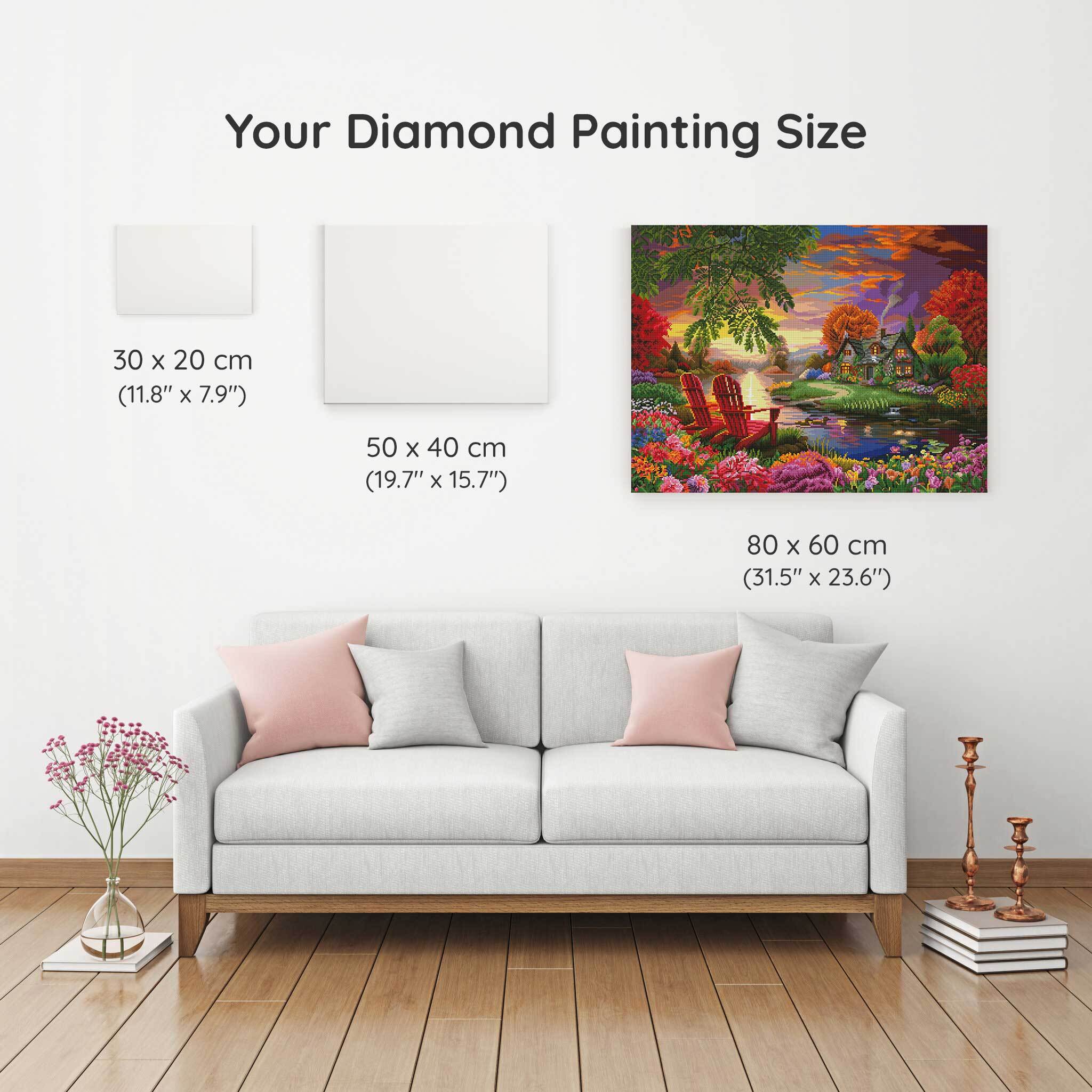 Red Chairs At Sunset