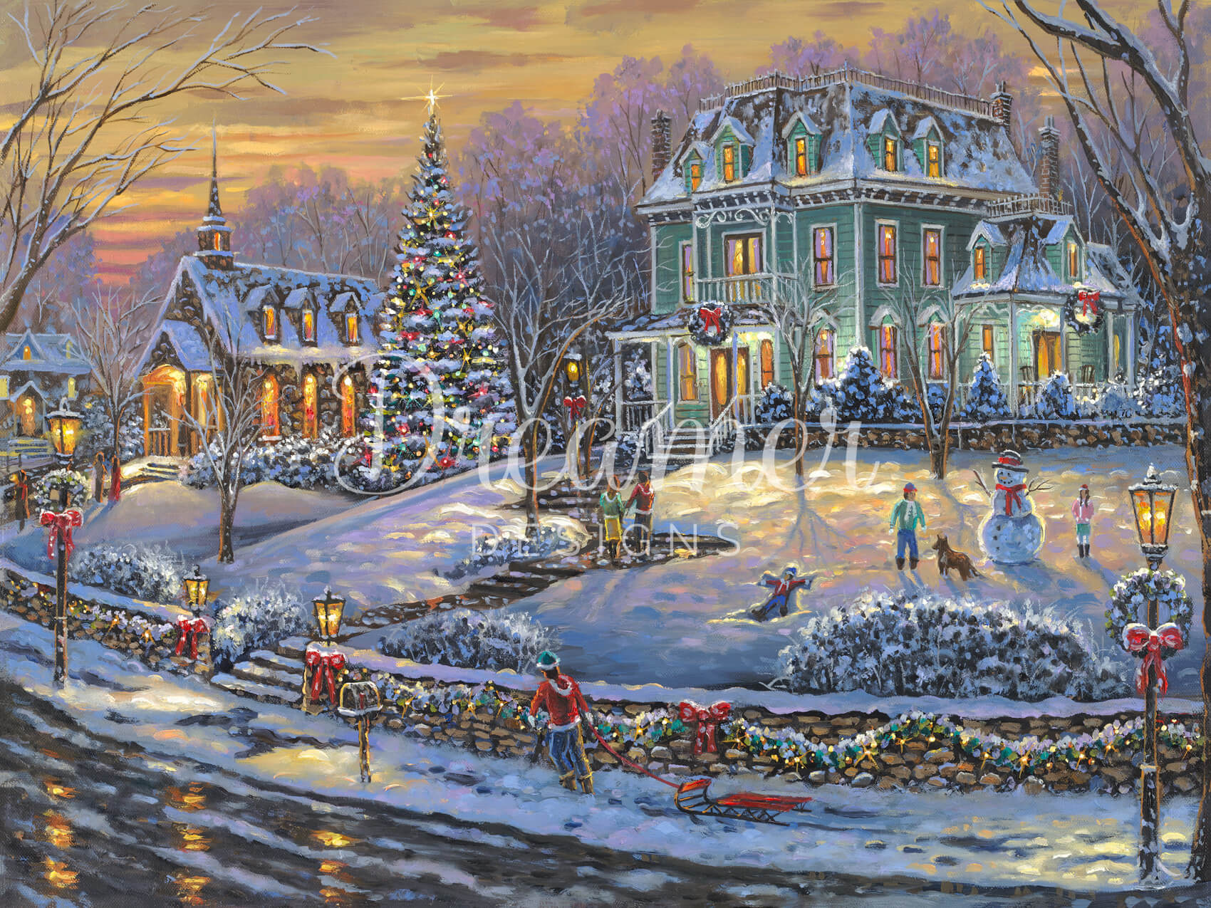 Winter Village Glow