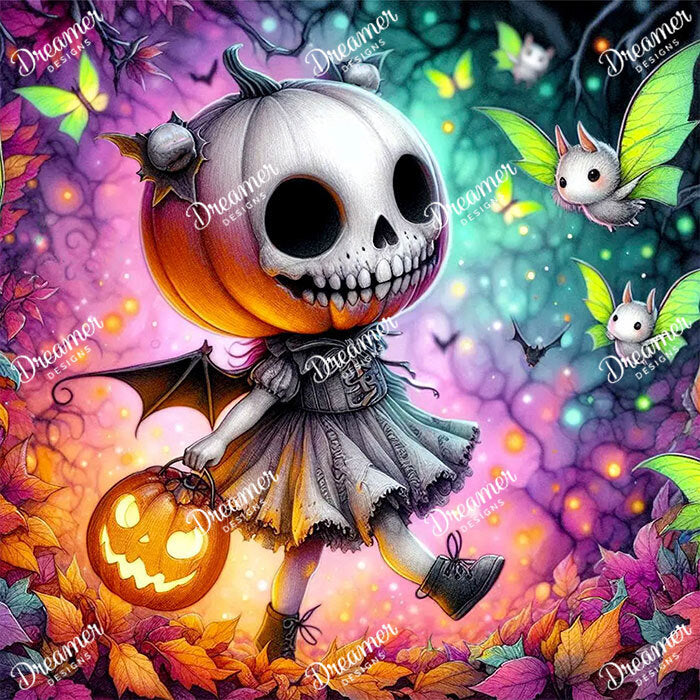 Whimsical Halloween Wanderer