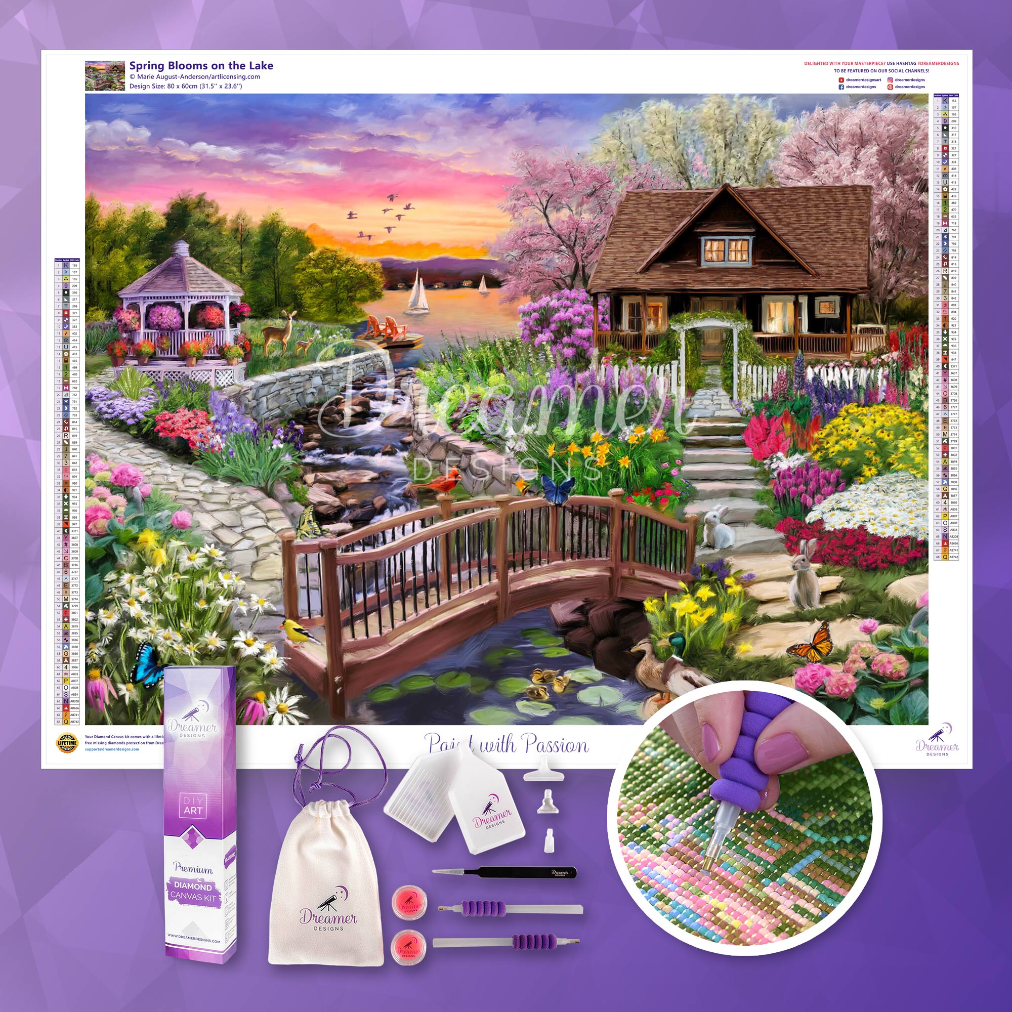 Spring Blooms on the Lake