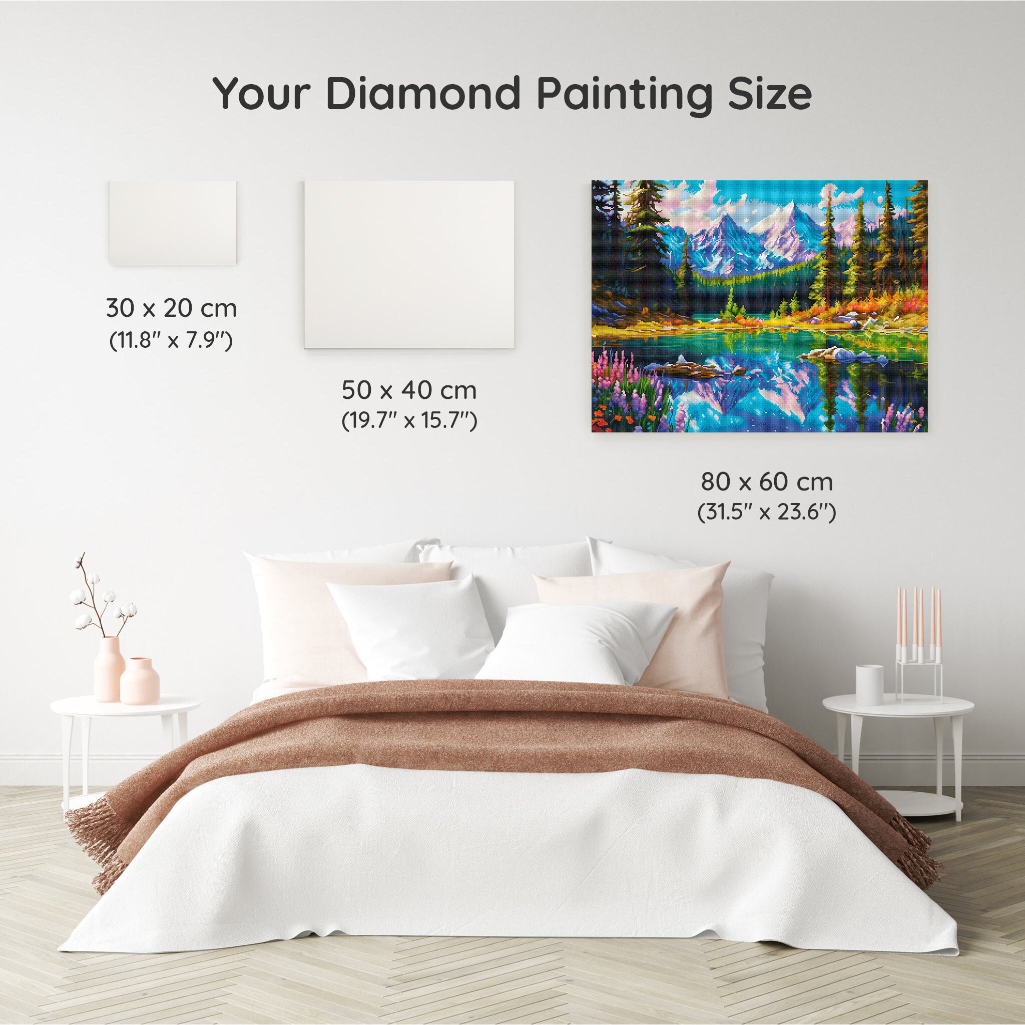 Summer Lake Landscape