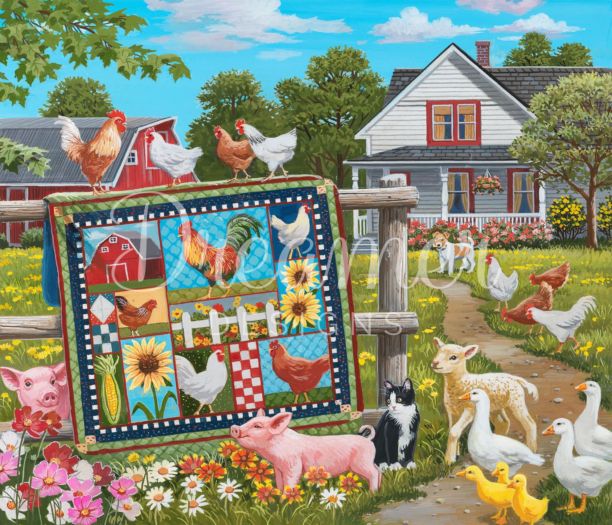Farmyard Quilt