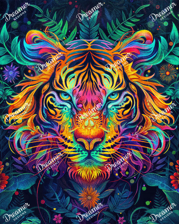 Psychedelic Tiger
