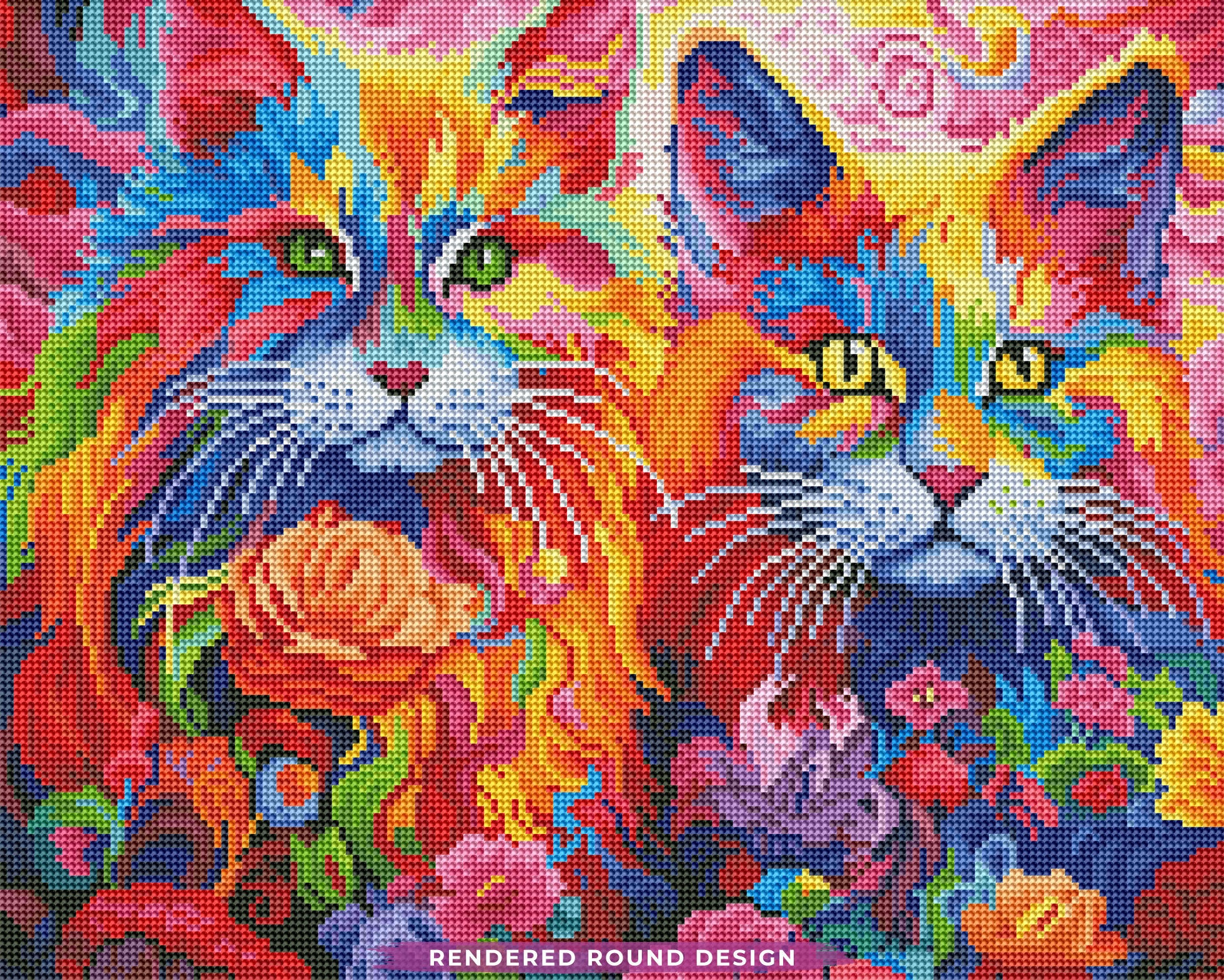 Colorful Cats