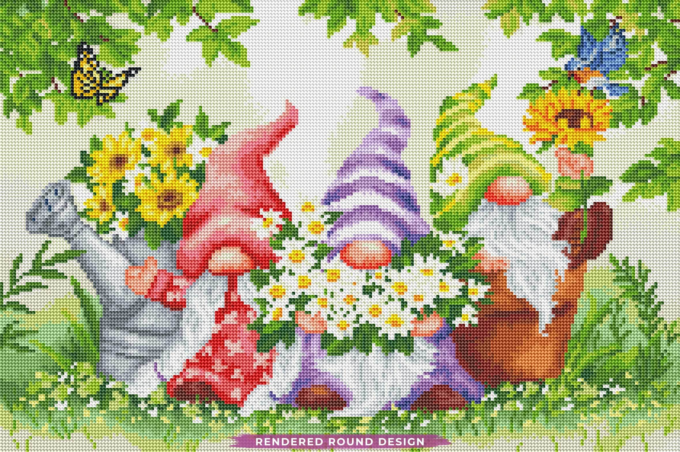 Spring Gnome Trio
