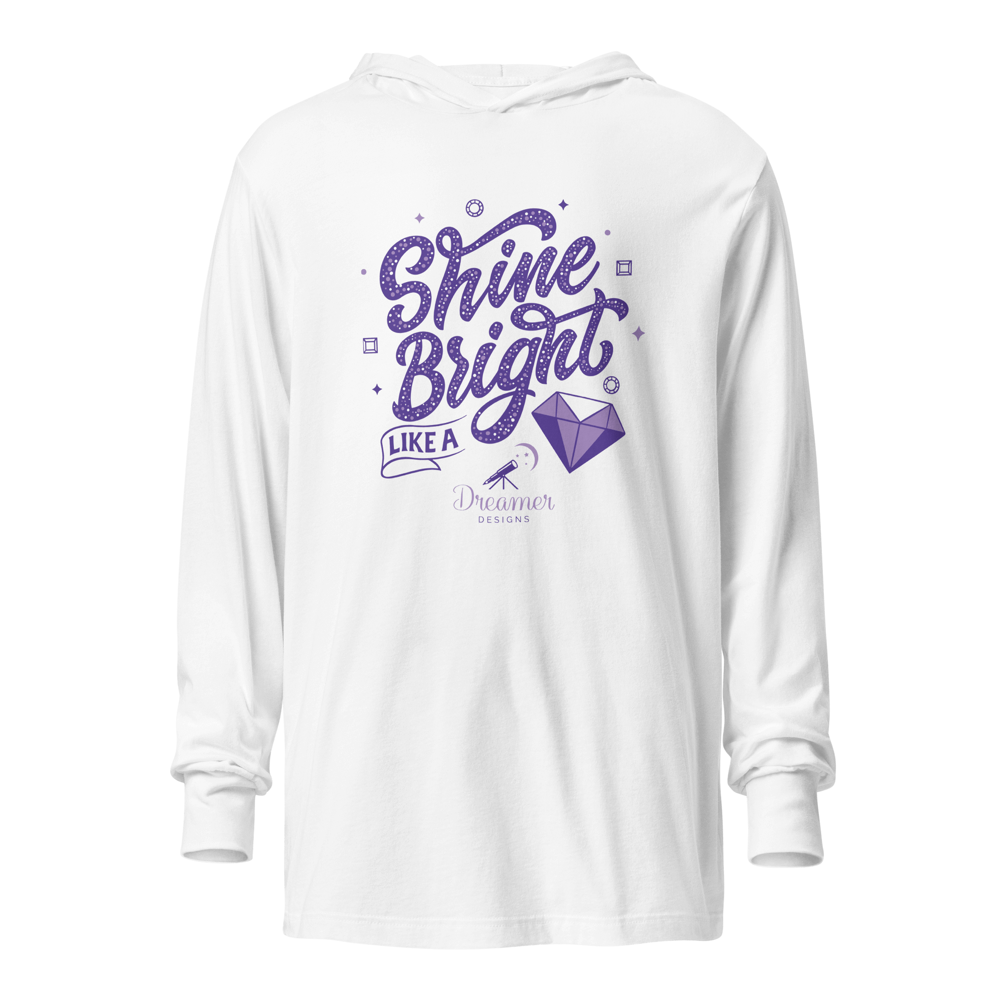 Unisex Hooded Long Sleeve Tee