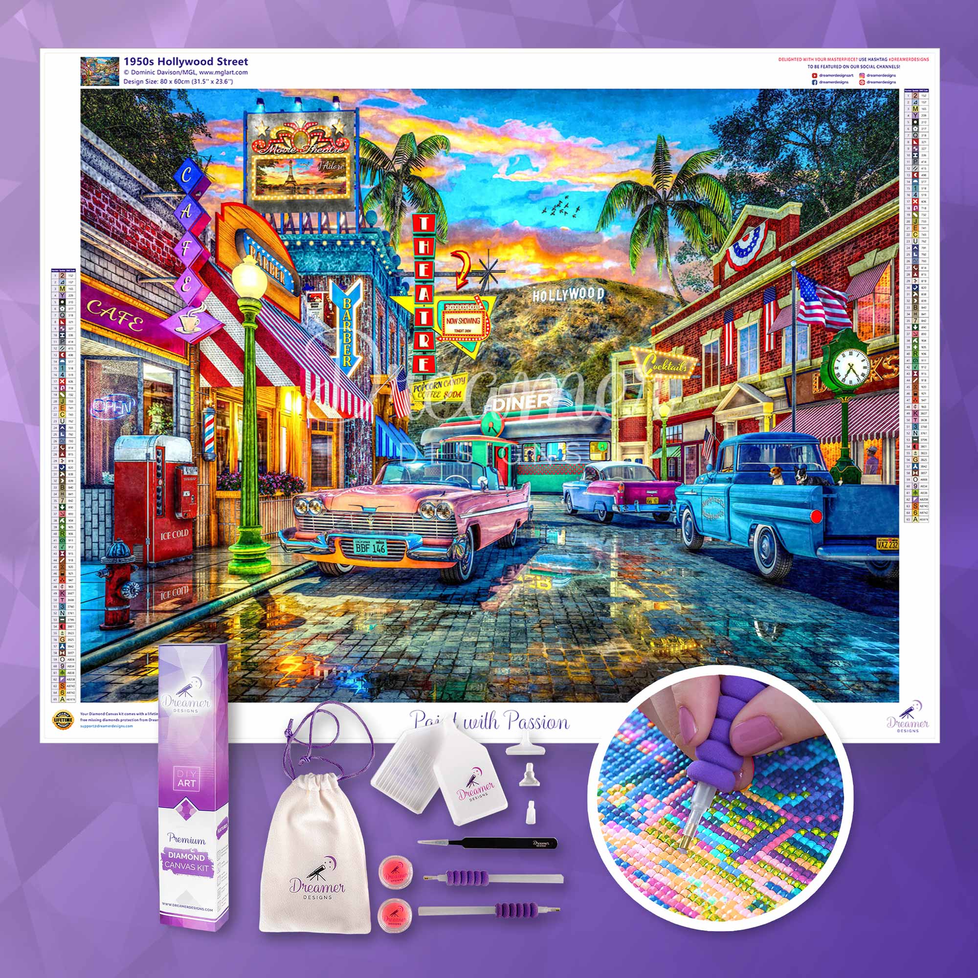 1950s Hollywood Street