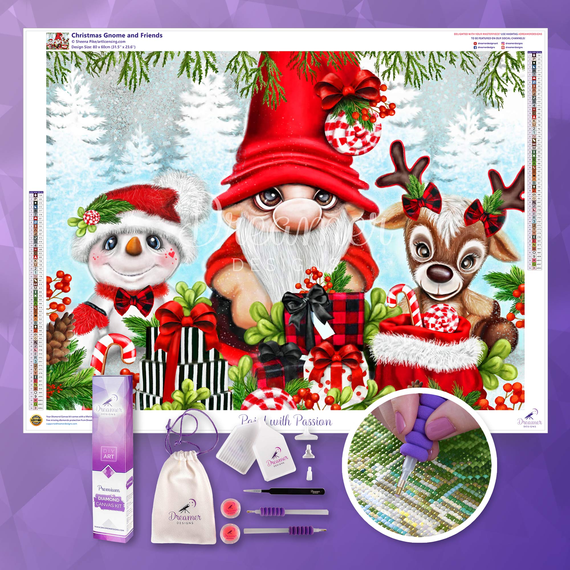 Christmas Gnome and Friends