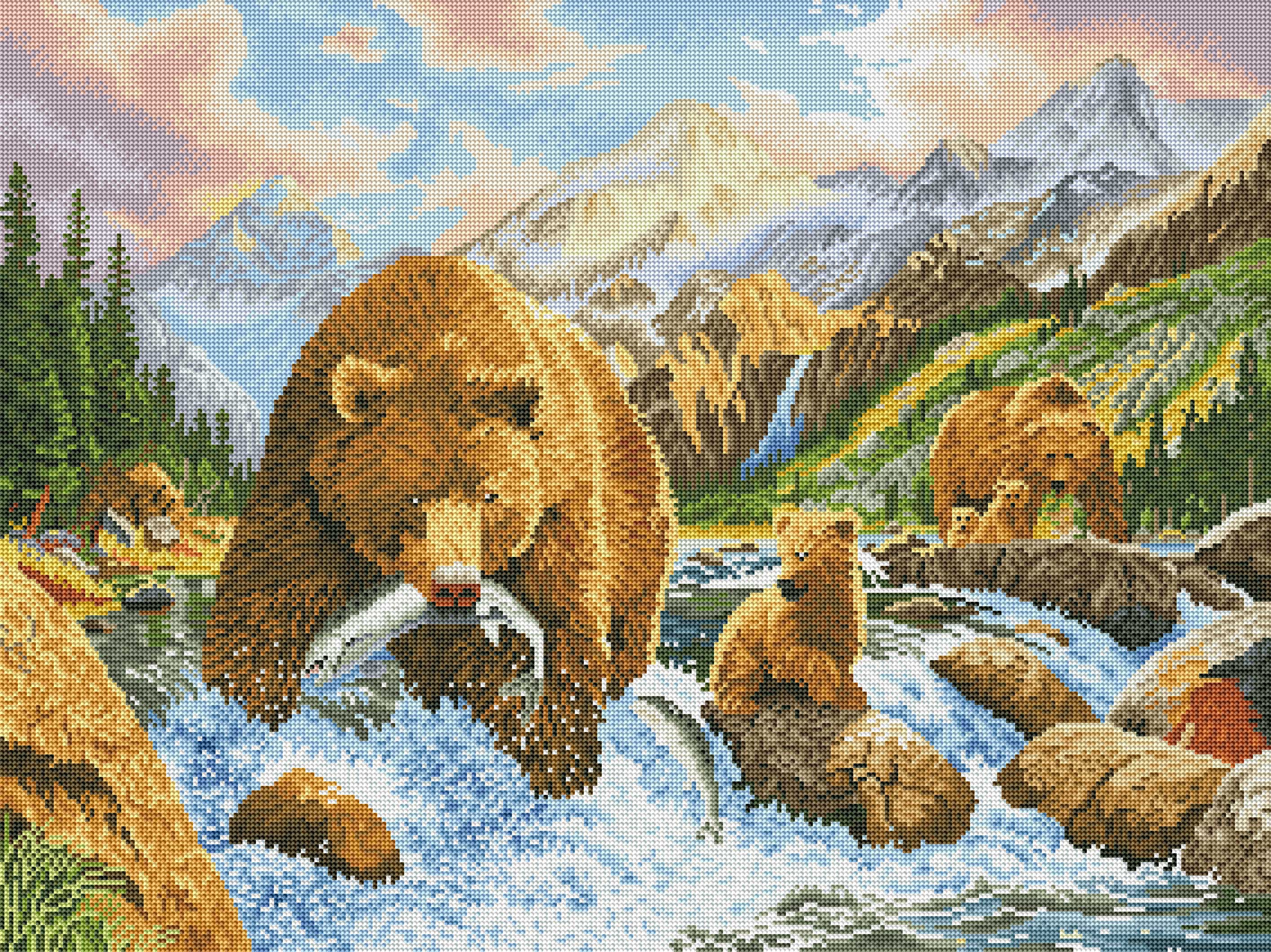 Bear Salmon Fishing