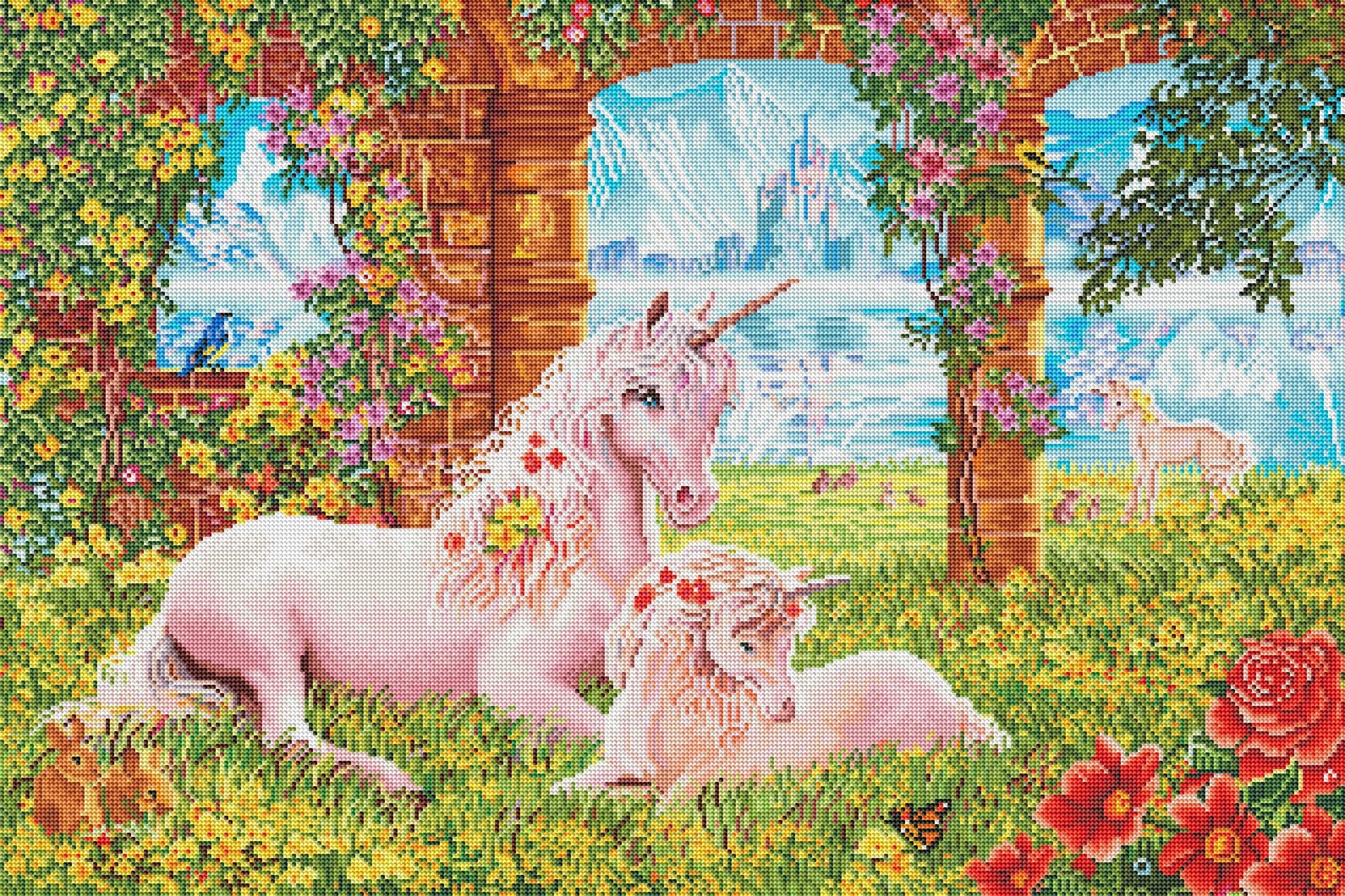 Unicorn Mother and Foal