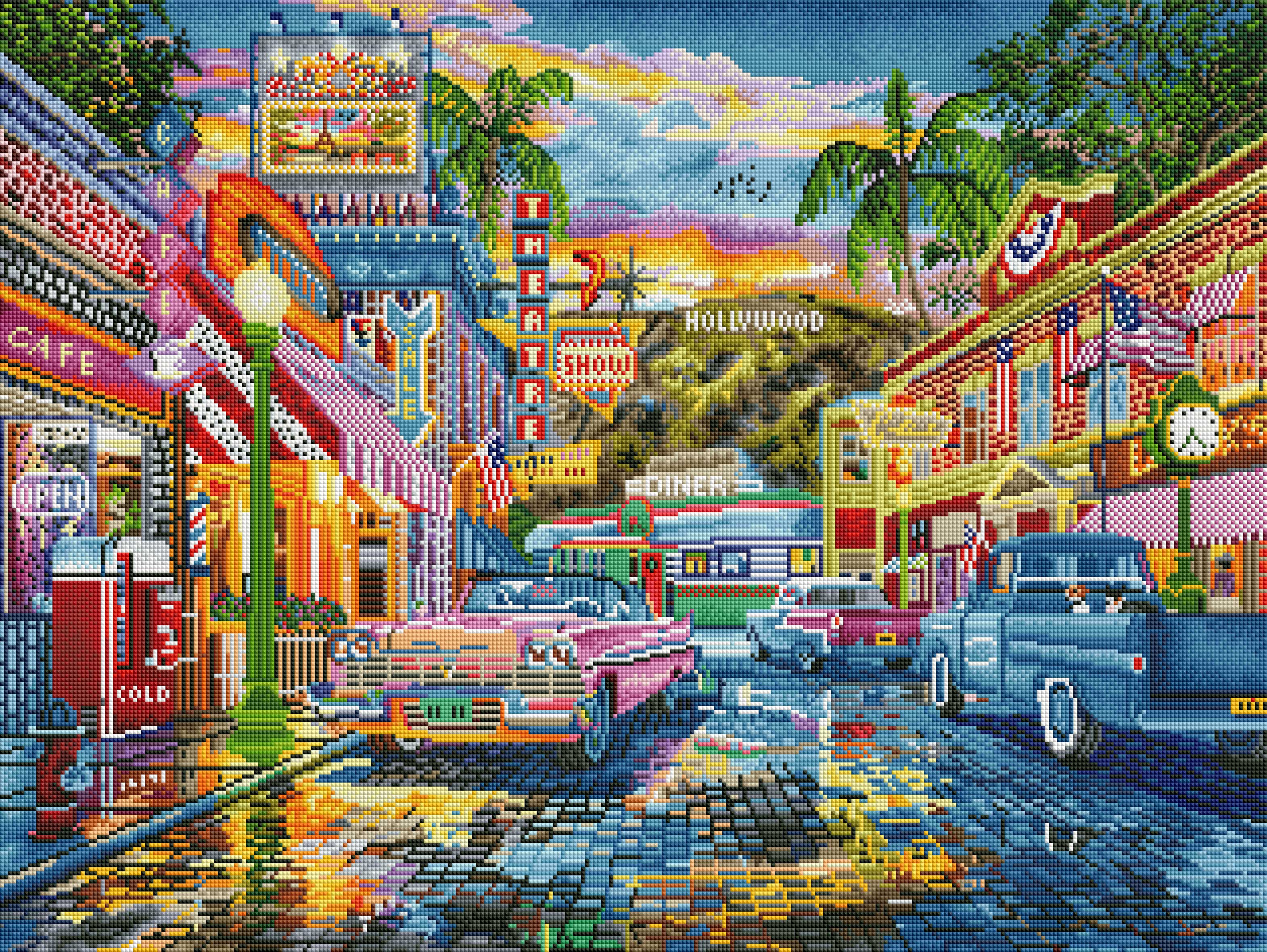 1950s Hollywood Street