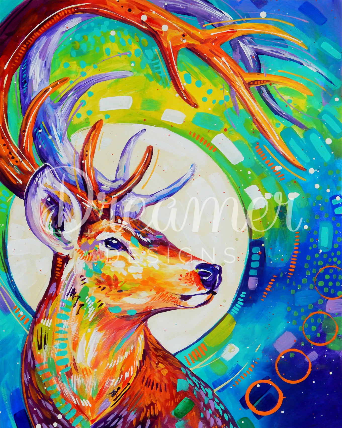 Deer in The Moonlight