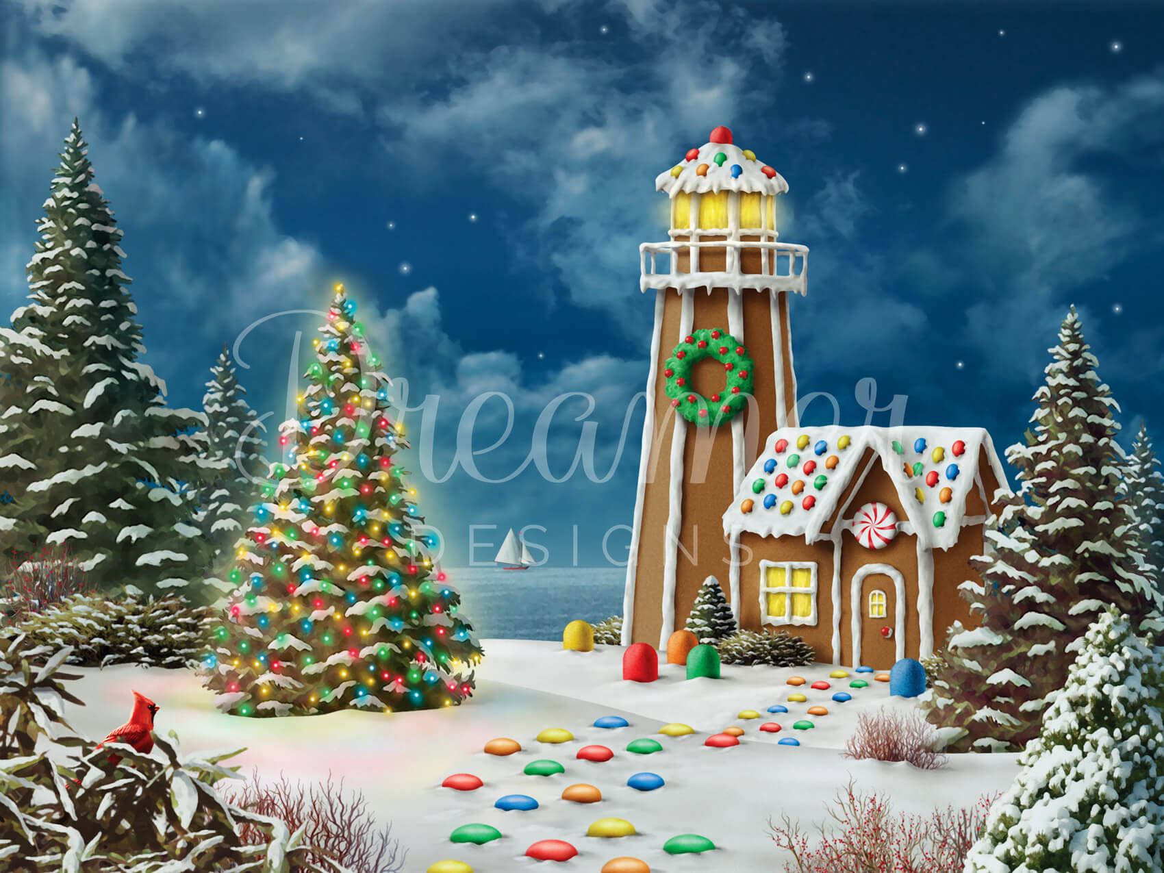 Gingerbread Lighthouse