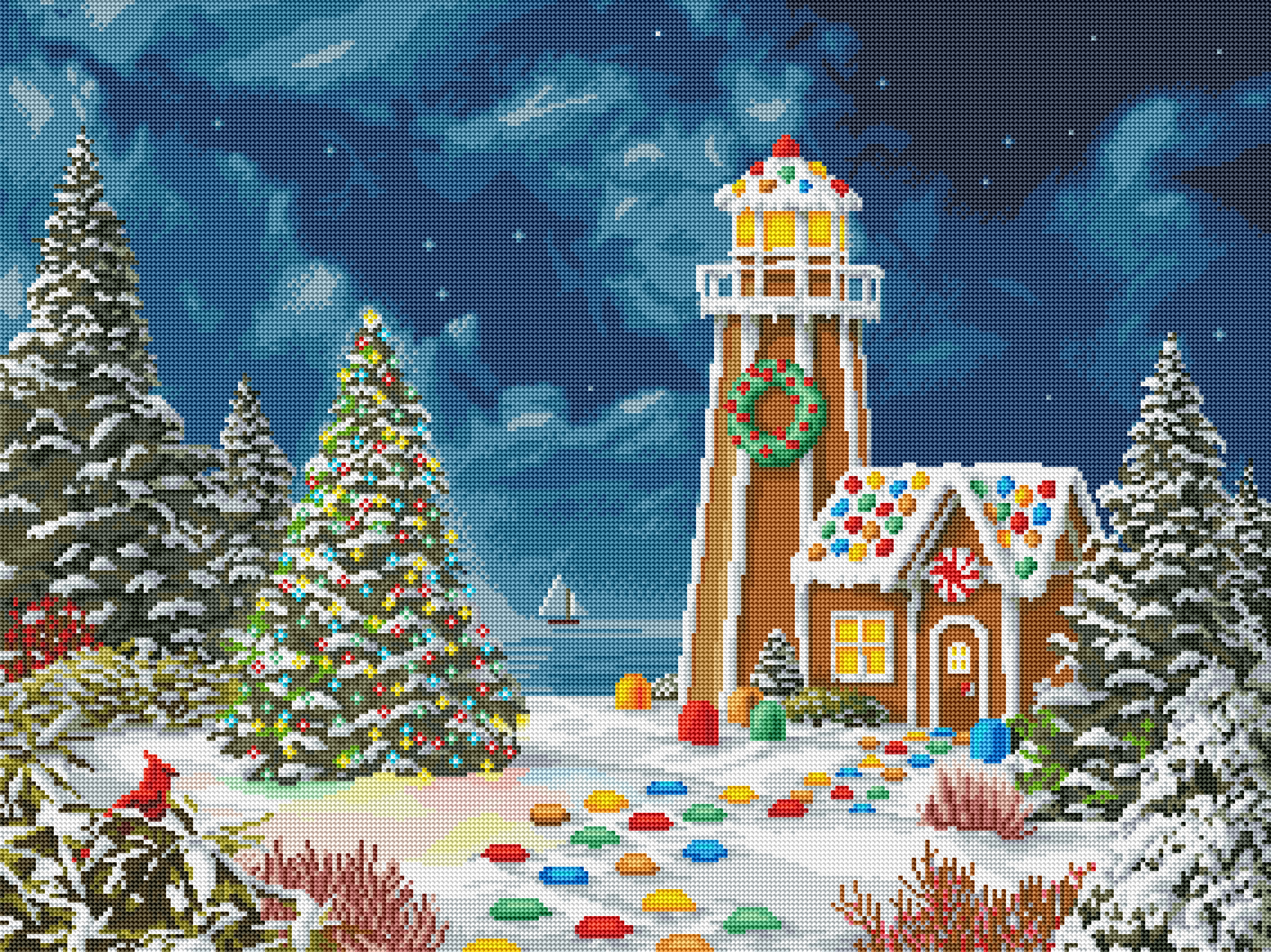 Gingerbread Lighthouse