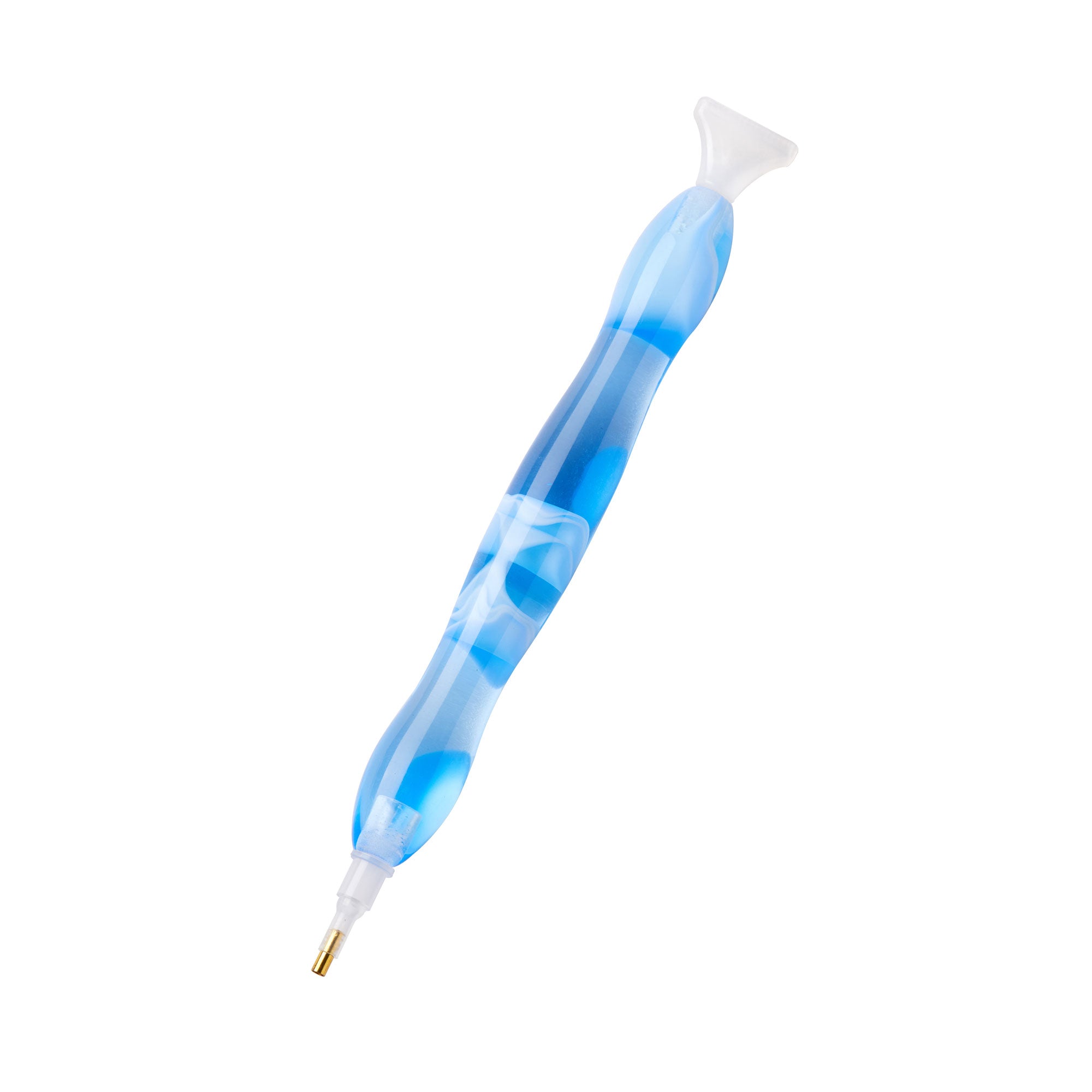 Blue Swirl Drill Pen