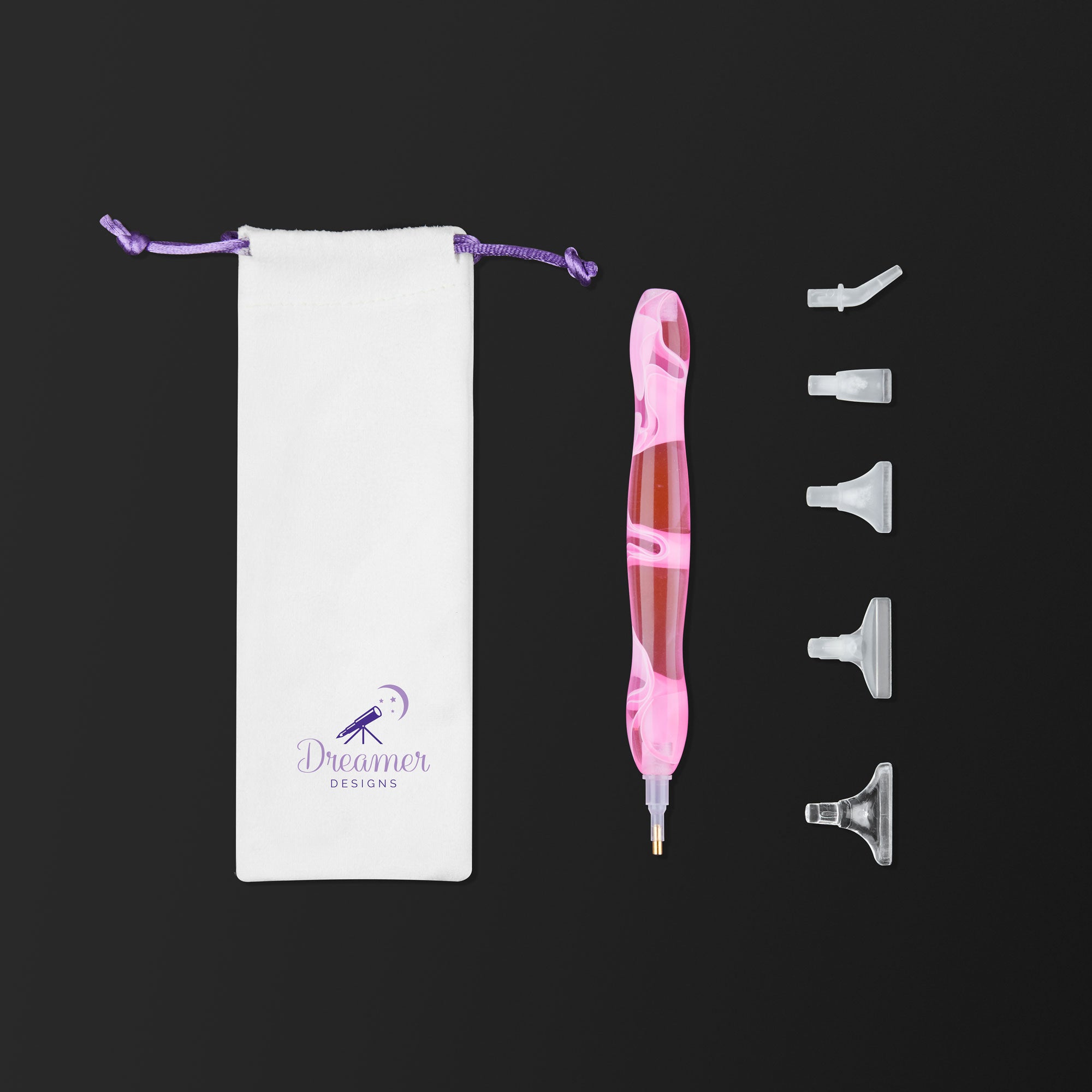 Pink Swirl Drill Pen