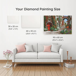 L'altra Porta Rossa Al Tramonto