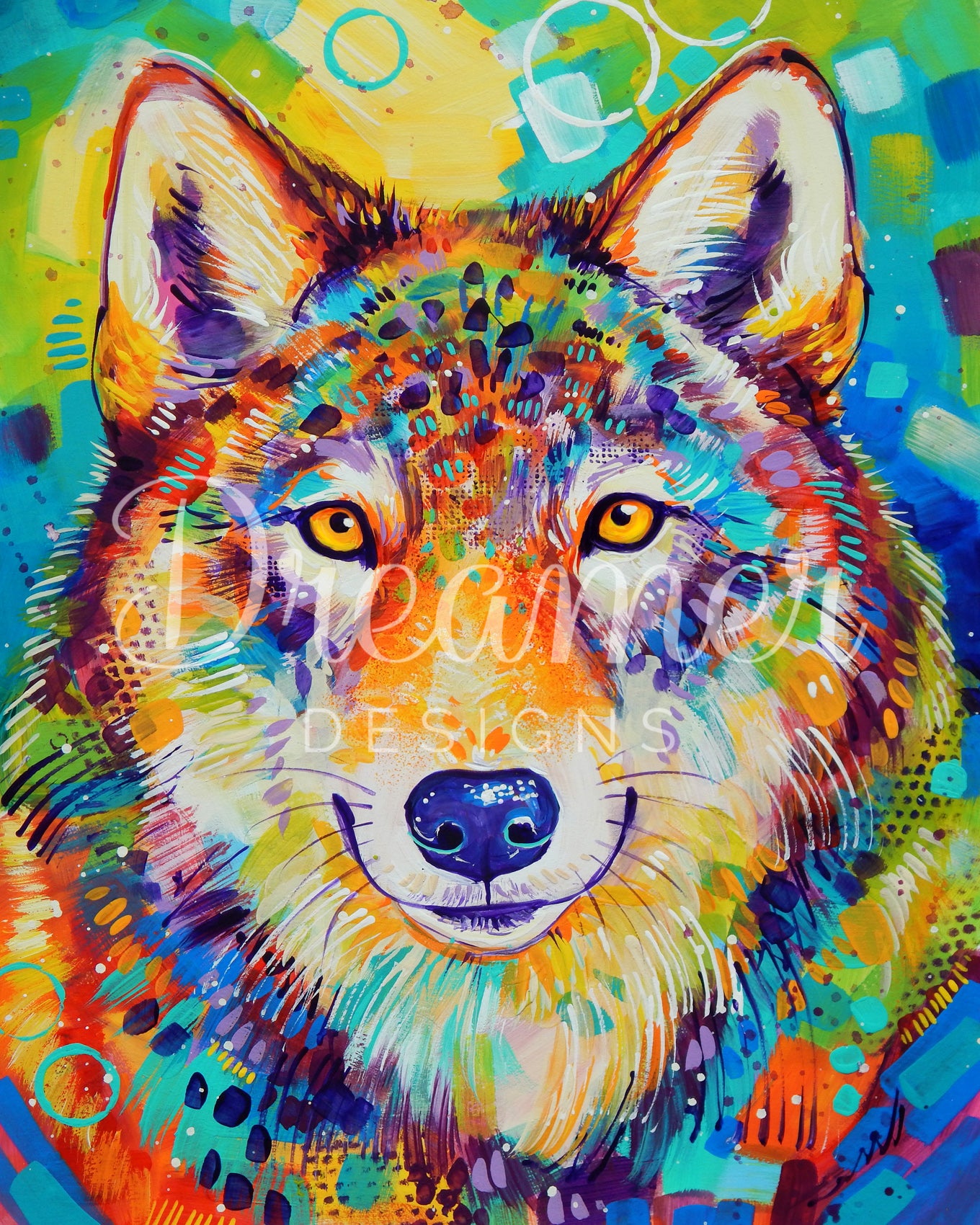 Mischievous Wolf Grin