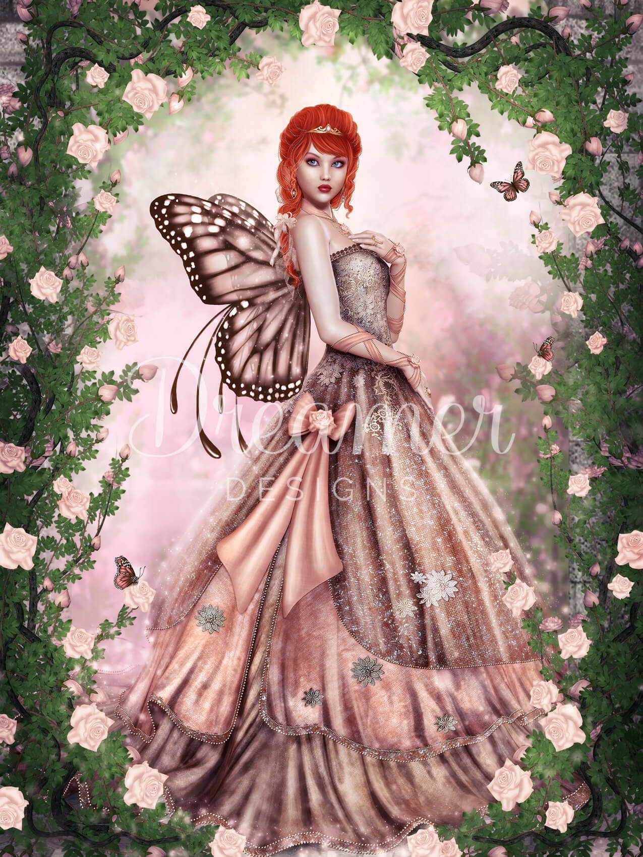 rose fairy dress Rose Princess Dress