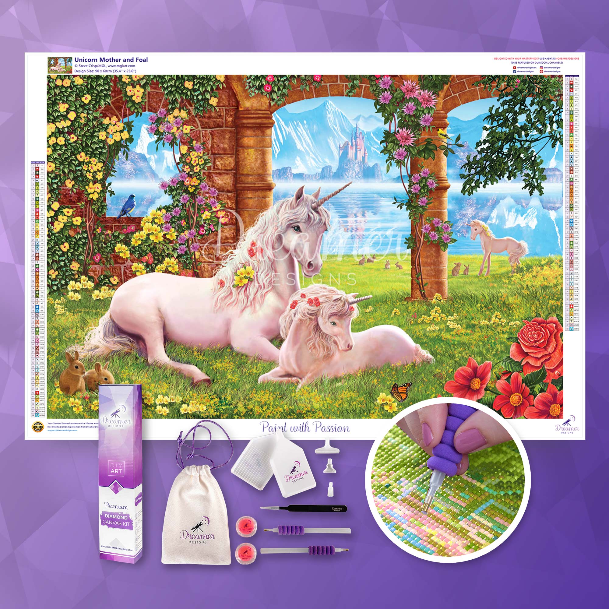 Unicorn Mother and Foal