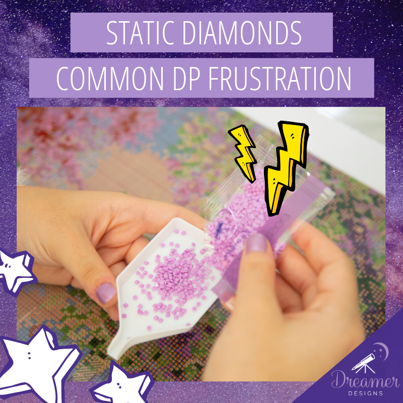 Static Diamonds - A Common Diamond Paint Frustration