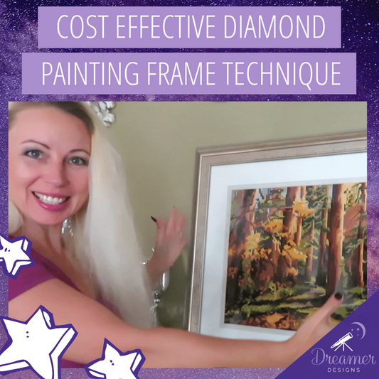Cost Effective Diamond Painting Frame Technique